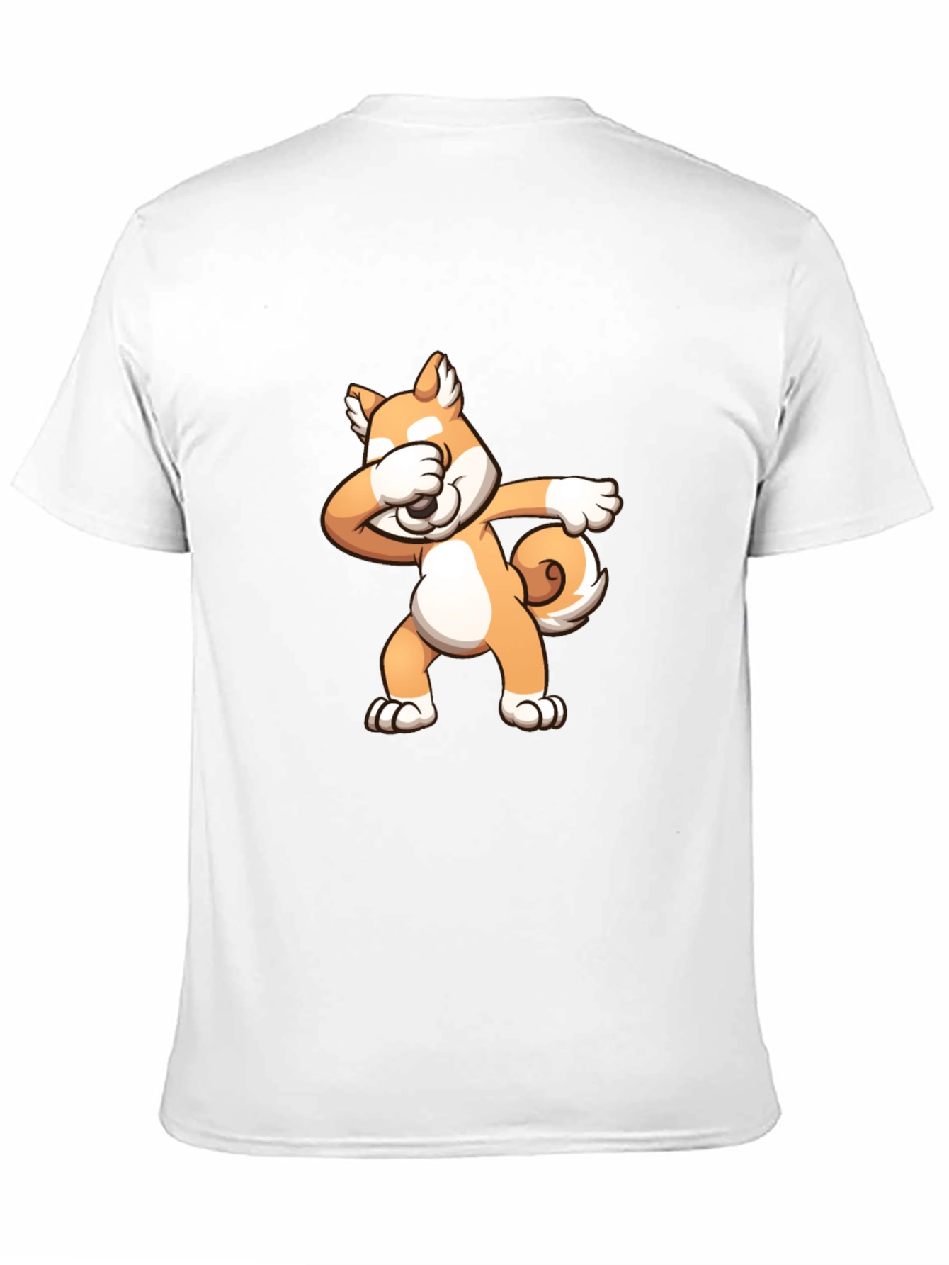 Dabbing Shiba Inu Black T-Shirt