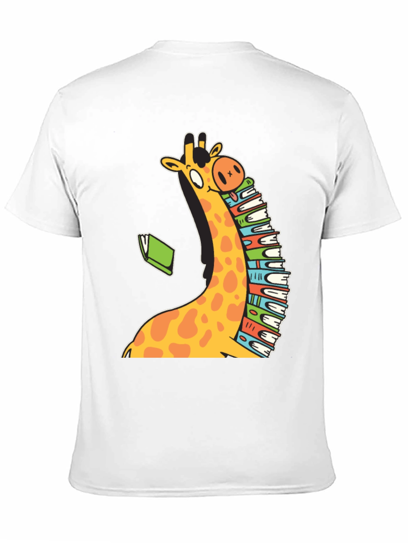 Bookworm Giraffe T-Shirt - Read in Style!
