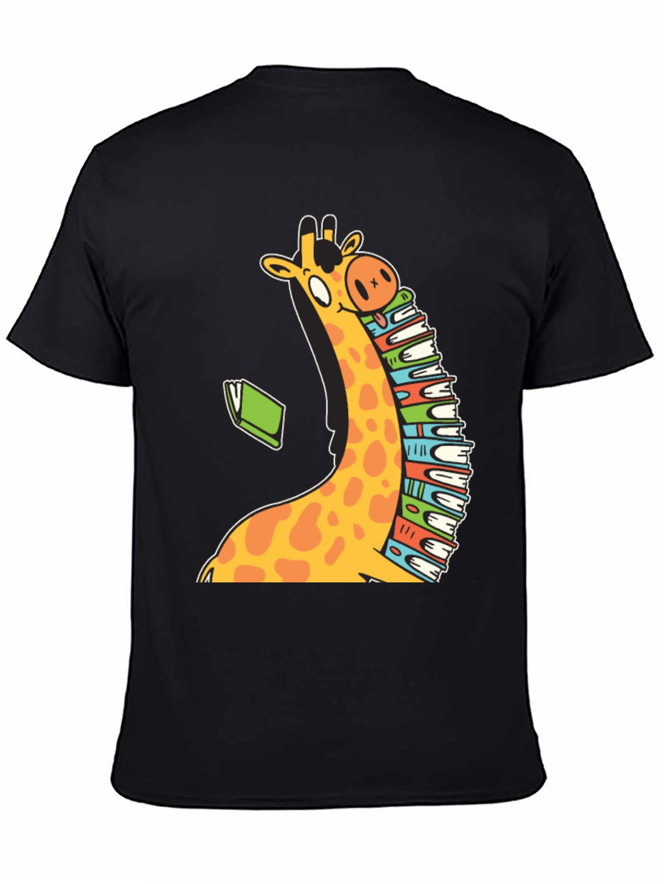 Bookworm Giraffe T-Shirt - Read in Style!