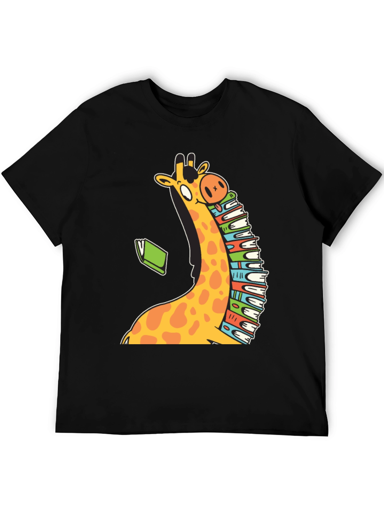 Bookworm Giraffe T-Shirt - Read in Style!