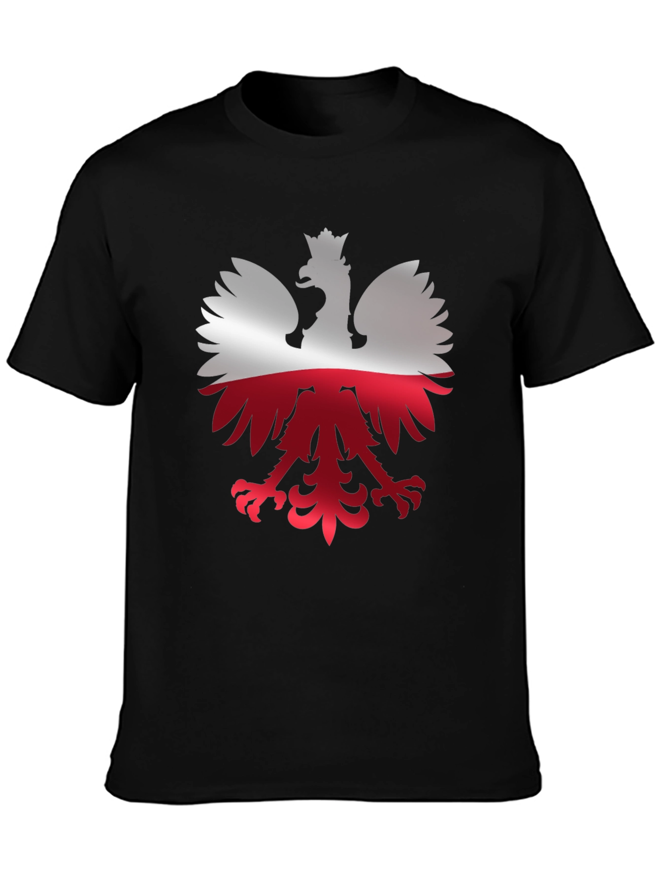Polish Eagle Flag Graphic T-Shirt - Patriotic Pride