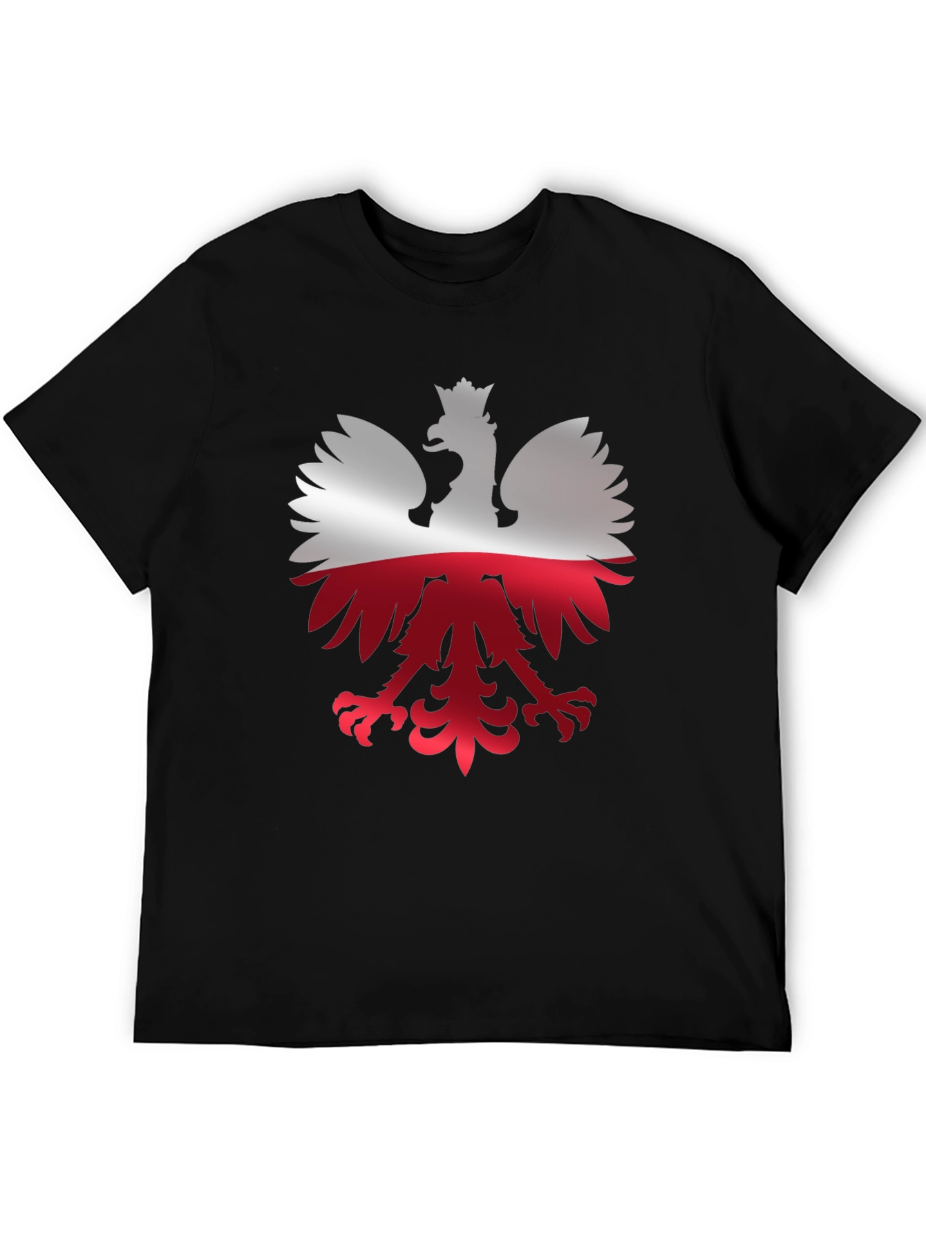 Polish Eagle Flag Graphic T-Shirt - Patriotic Pride