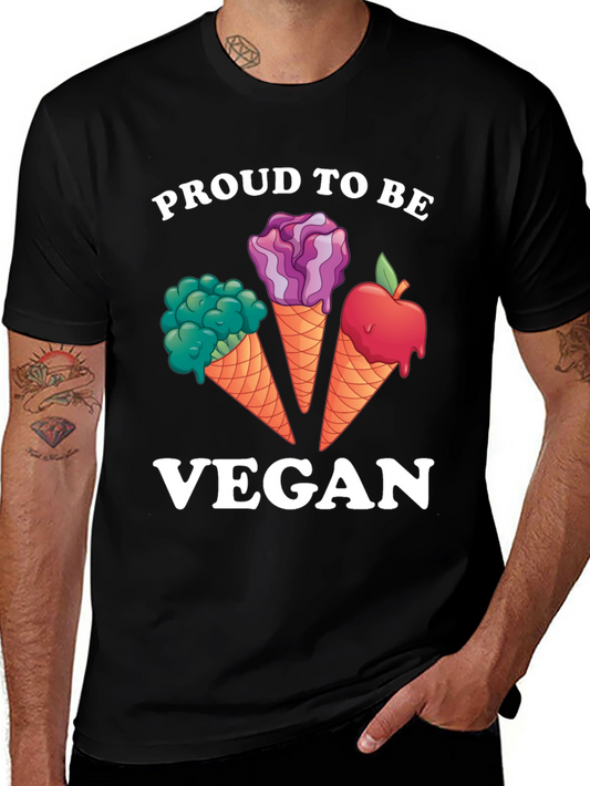 Proud Vegan Graphic T-Shirt