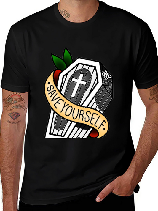 Save Yourself Coffin T-Shirt
