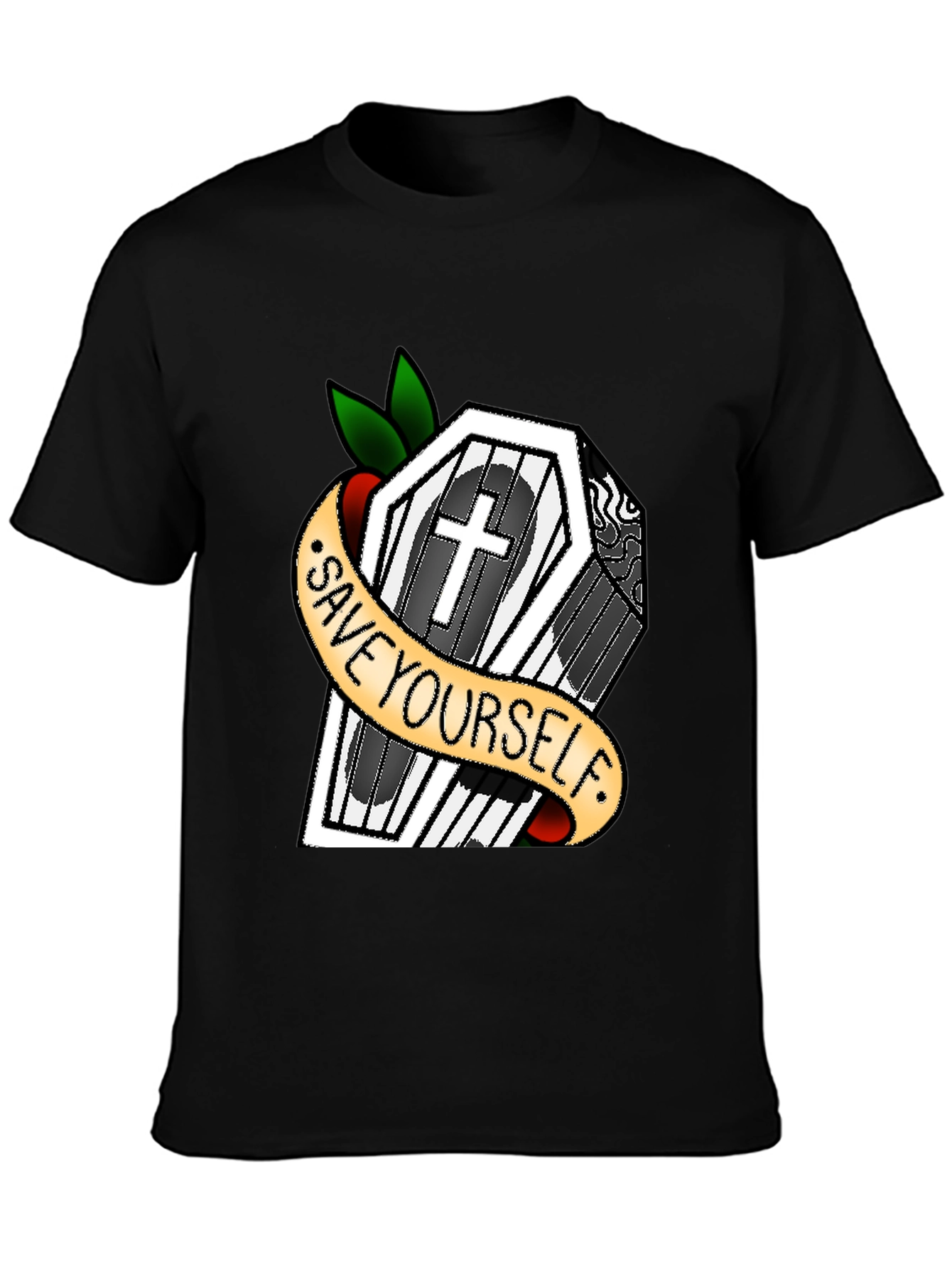 Save Yourself Coffin T-Shirt