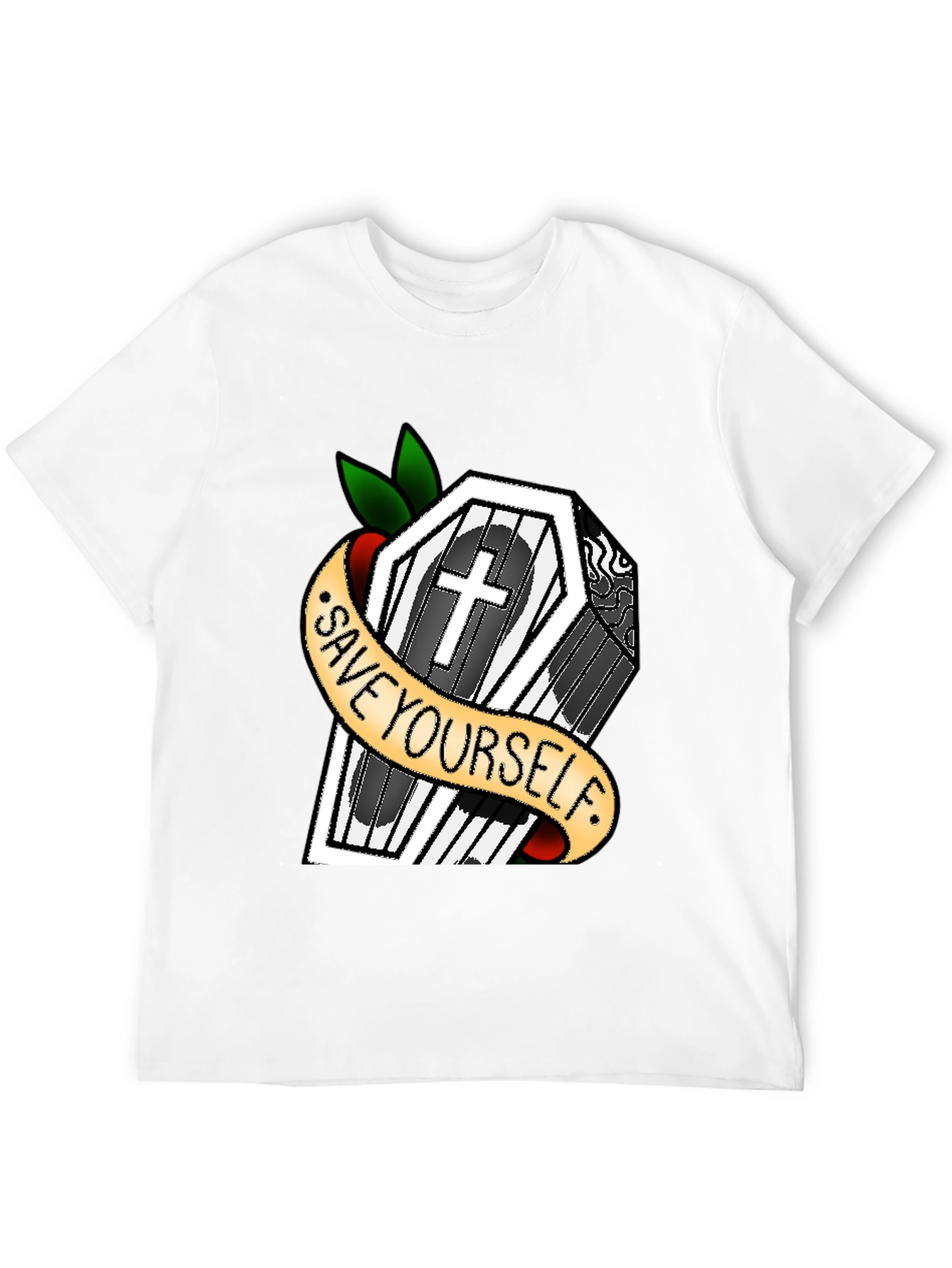 Save Yourself Coffin T-Shirt