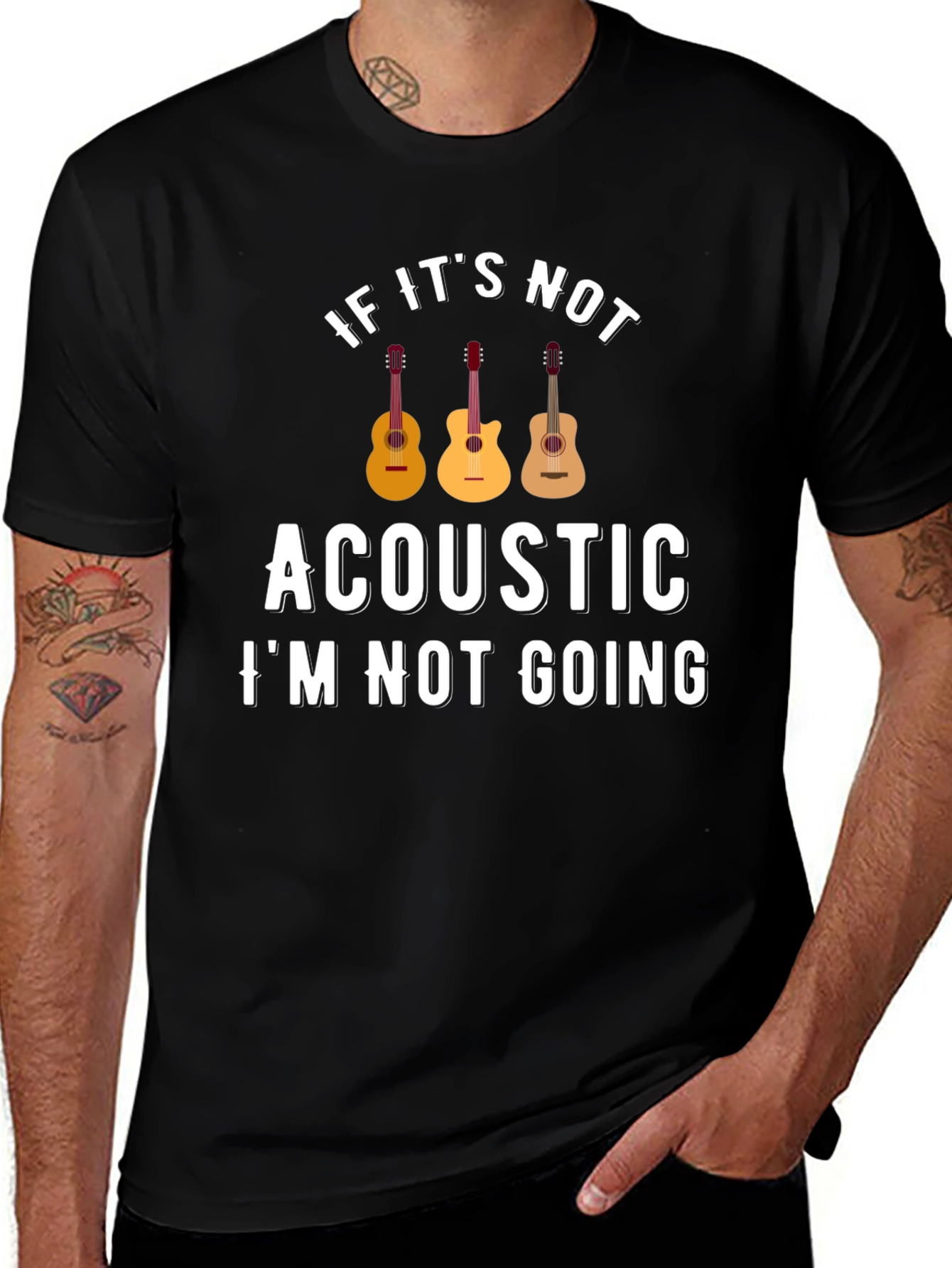 Acoustic Music Lover T-Shirt