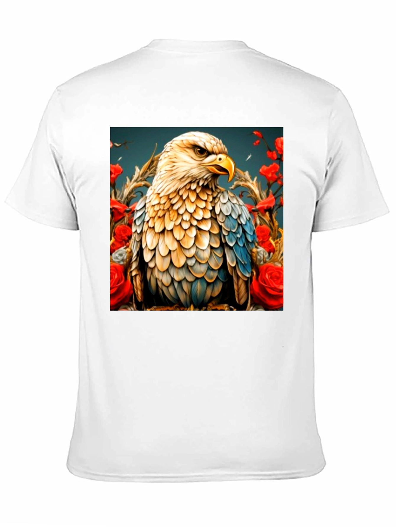 Eagle Art Graphic T-Shirt - Black