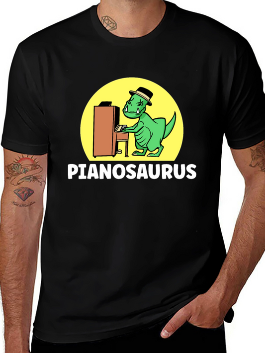 Pianosaurus T-Shirt - Cool Dino Musician