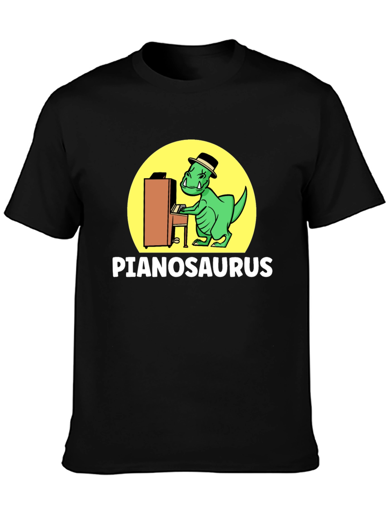 Pianosaurus T-Shirt - Cool Dino Musician