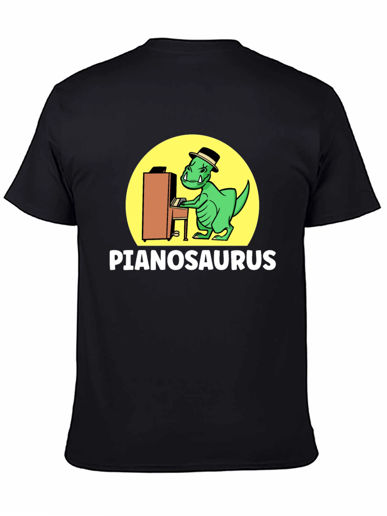 Pianosaurus T-Shirt - Cool Dino Musician
