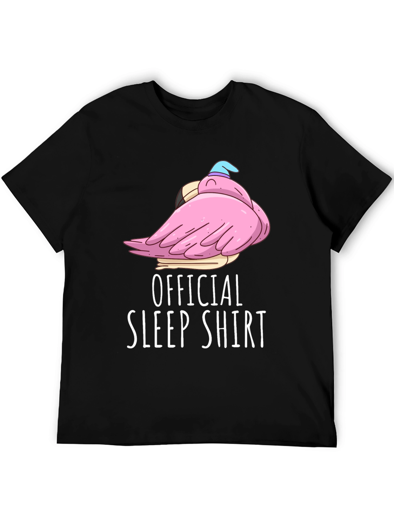 Official Sleep Shirt Funny Flamingo Tee