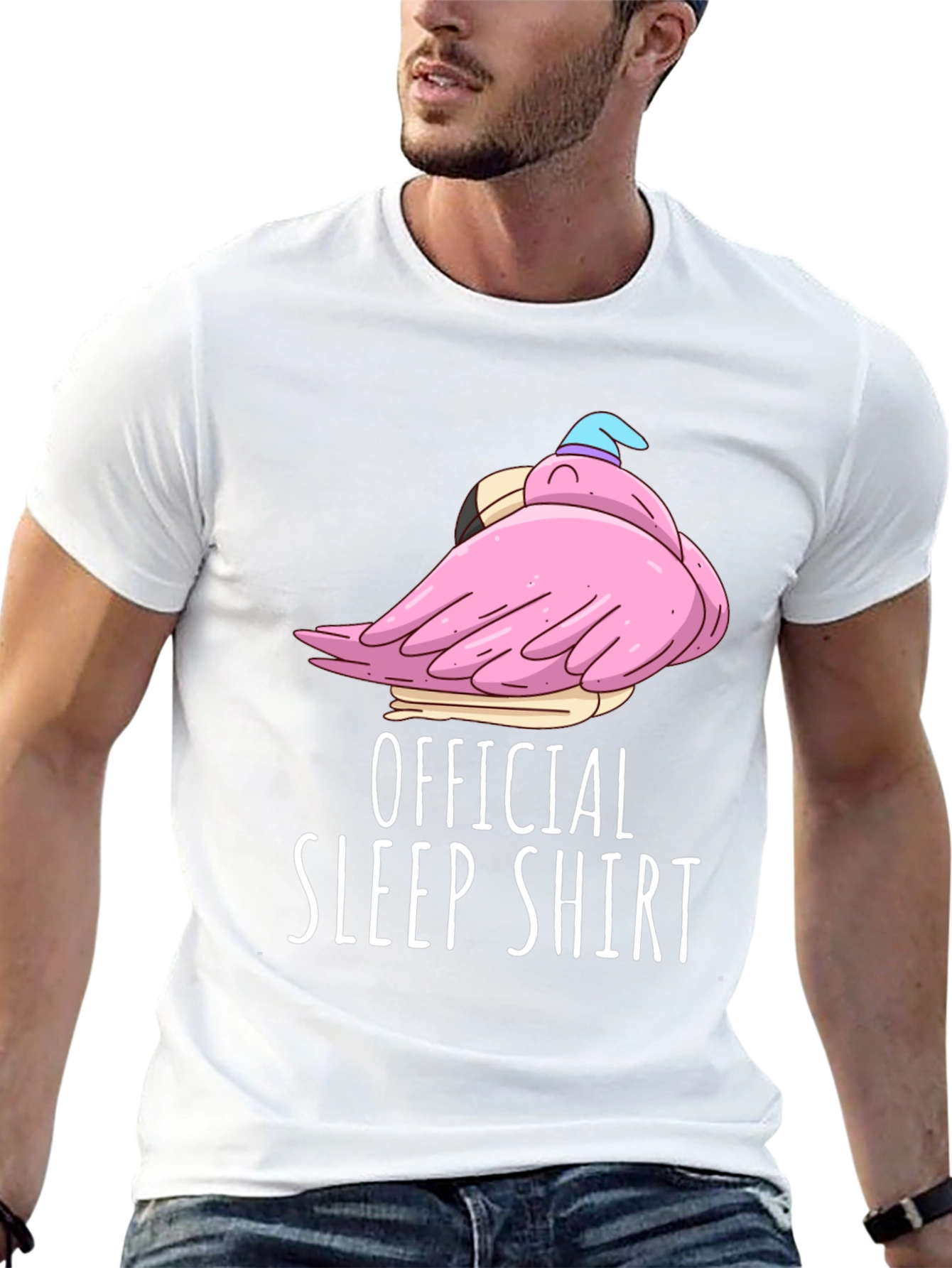 Official Sleep Shirt Funny Flamingo Tee