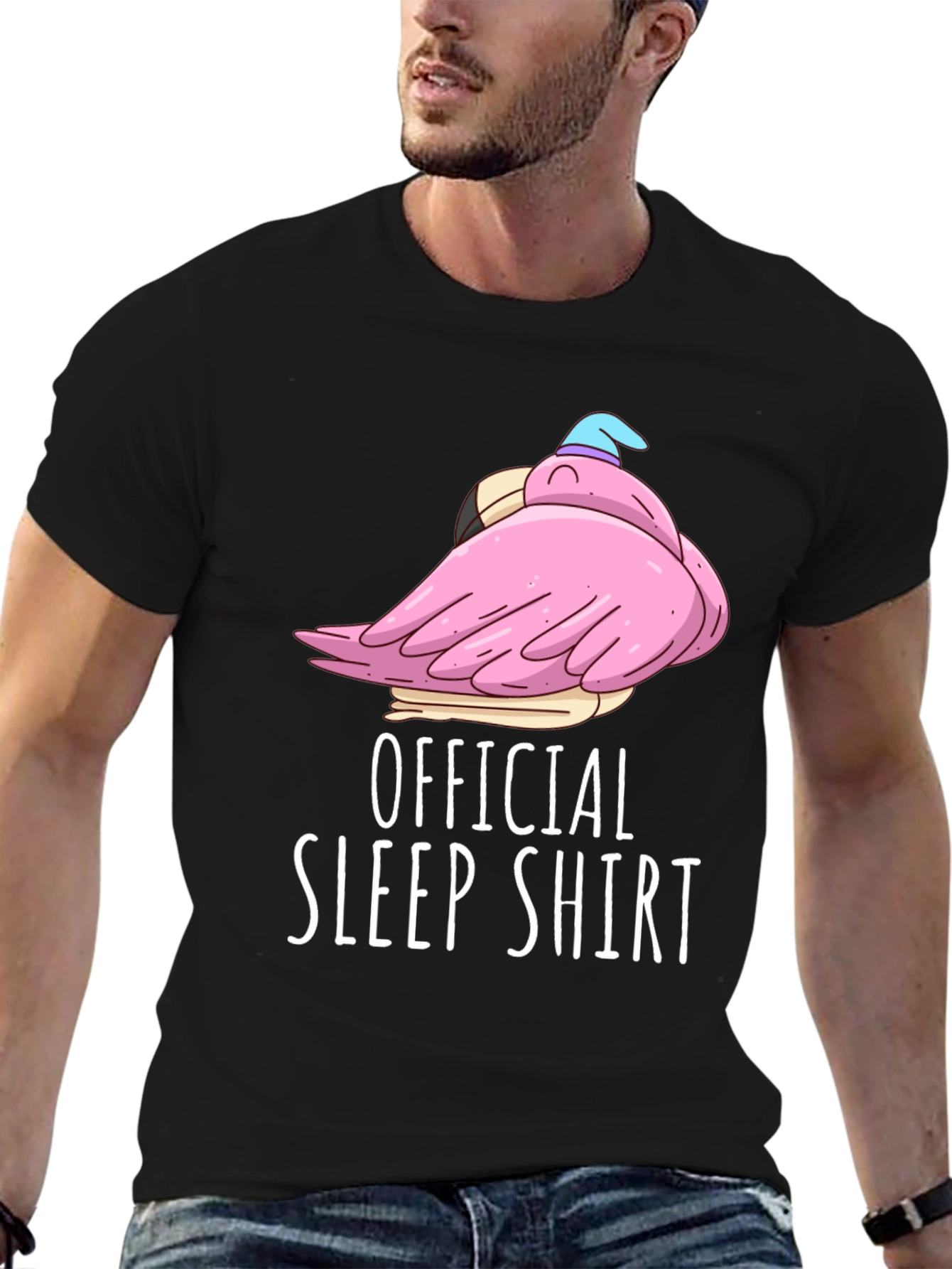 Official Sleep Shirt Funny Flamingo Tee