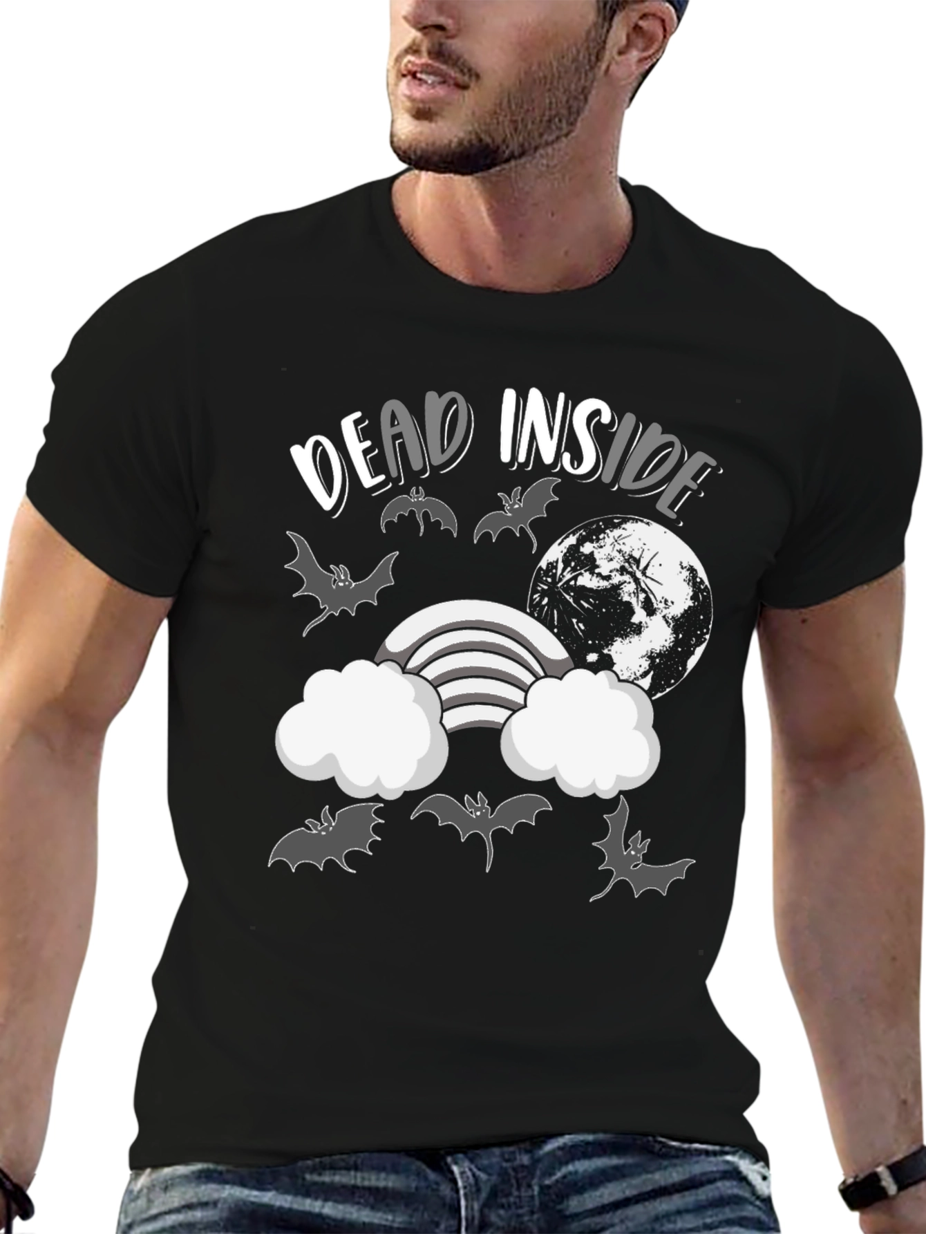 Dead Inside Halloween Graphic T-Shirt