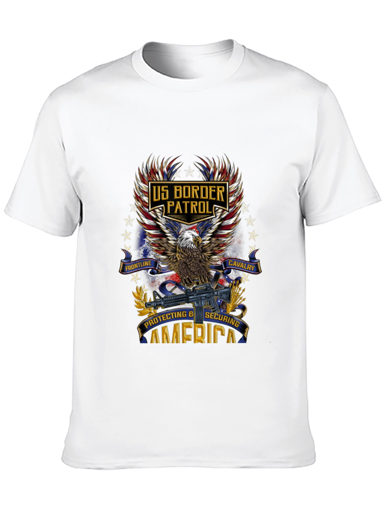 US Border Patrol Patriotic Eagle T-Shirt