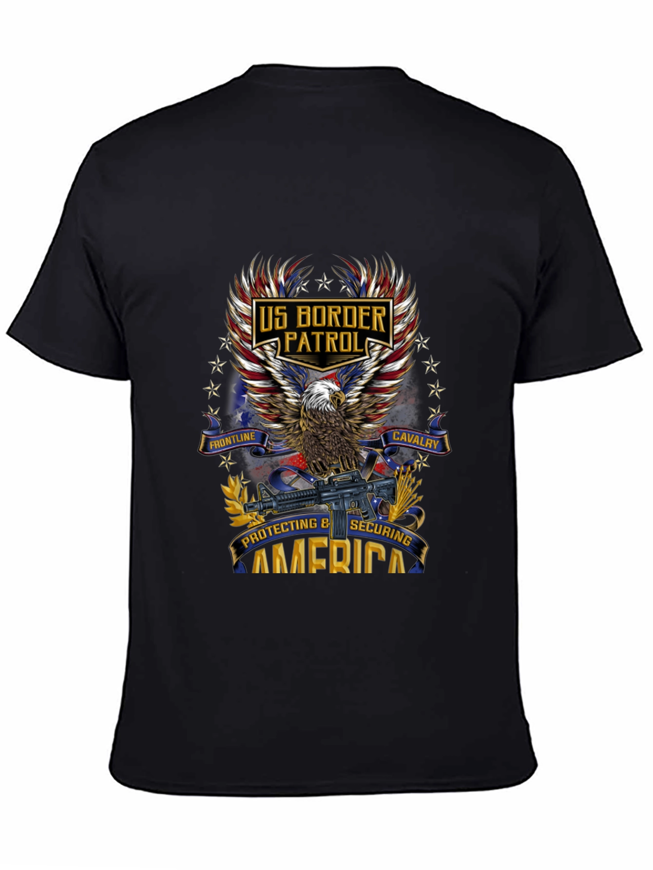 US Border Patrol Patriotic Eagle T-Shirt