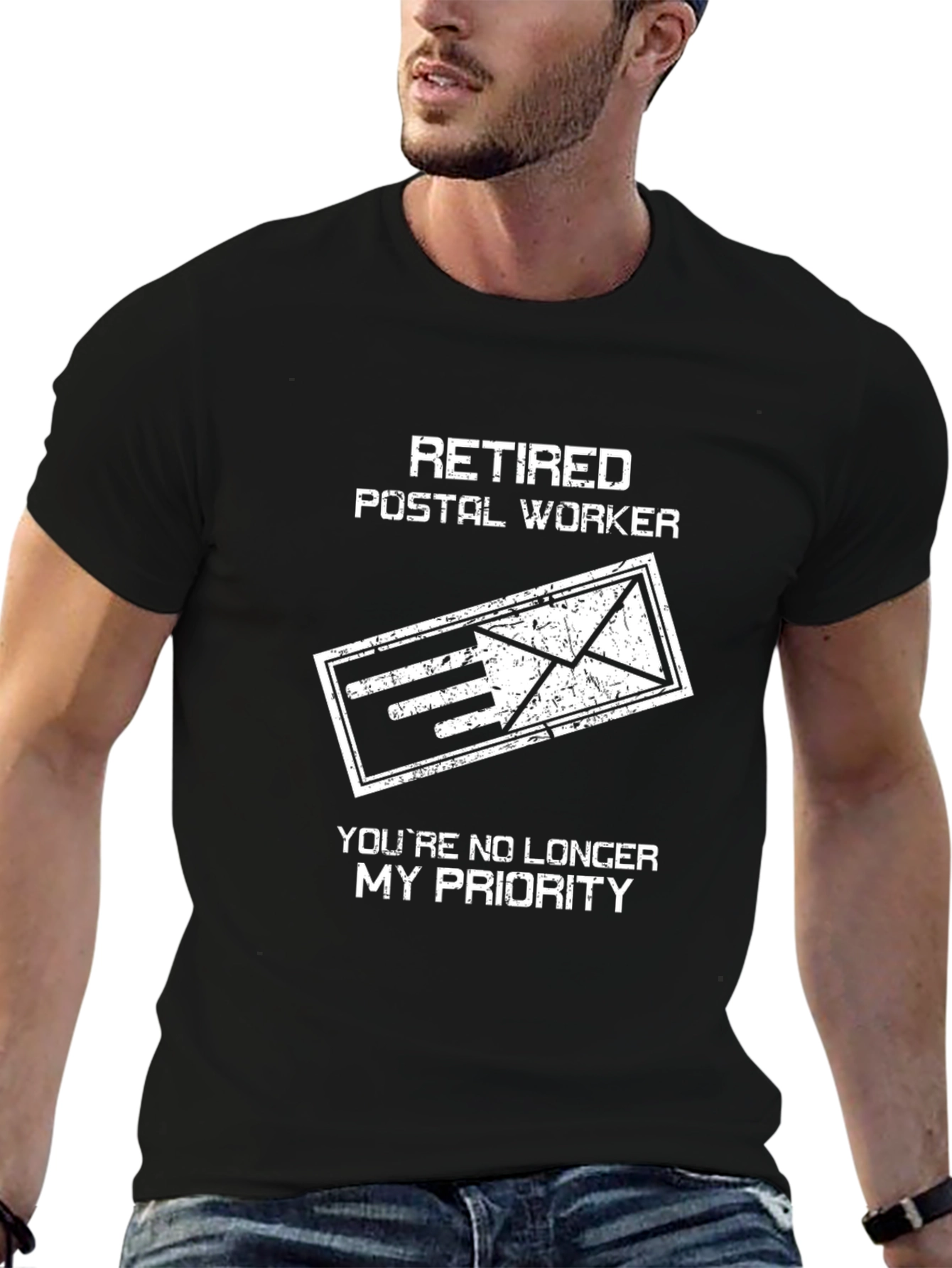Retired Postal Worker Graphic T-Shirt