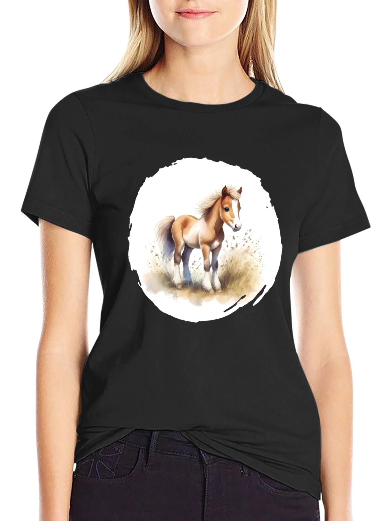 Horse Graphic T-Shirt - Unique Design Soft Fabric