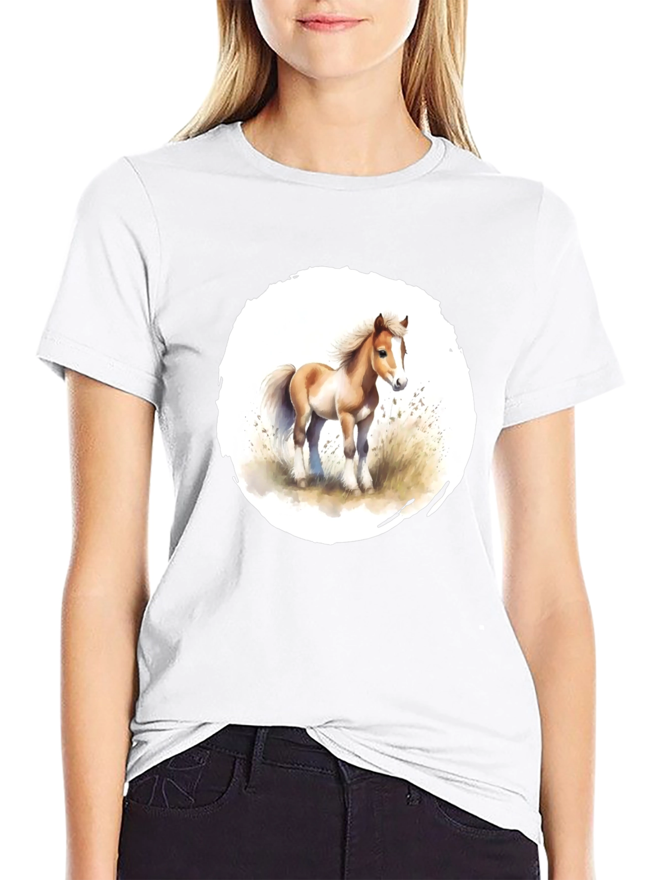 Horse Graphic T-Shirt - Unique Design Soft Fabric