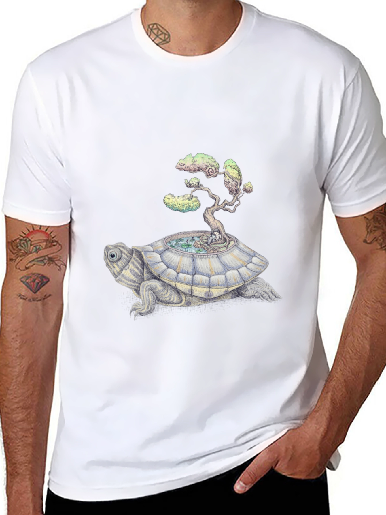 Turtle Island T-Shirt - Unique Graphic Tee