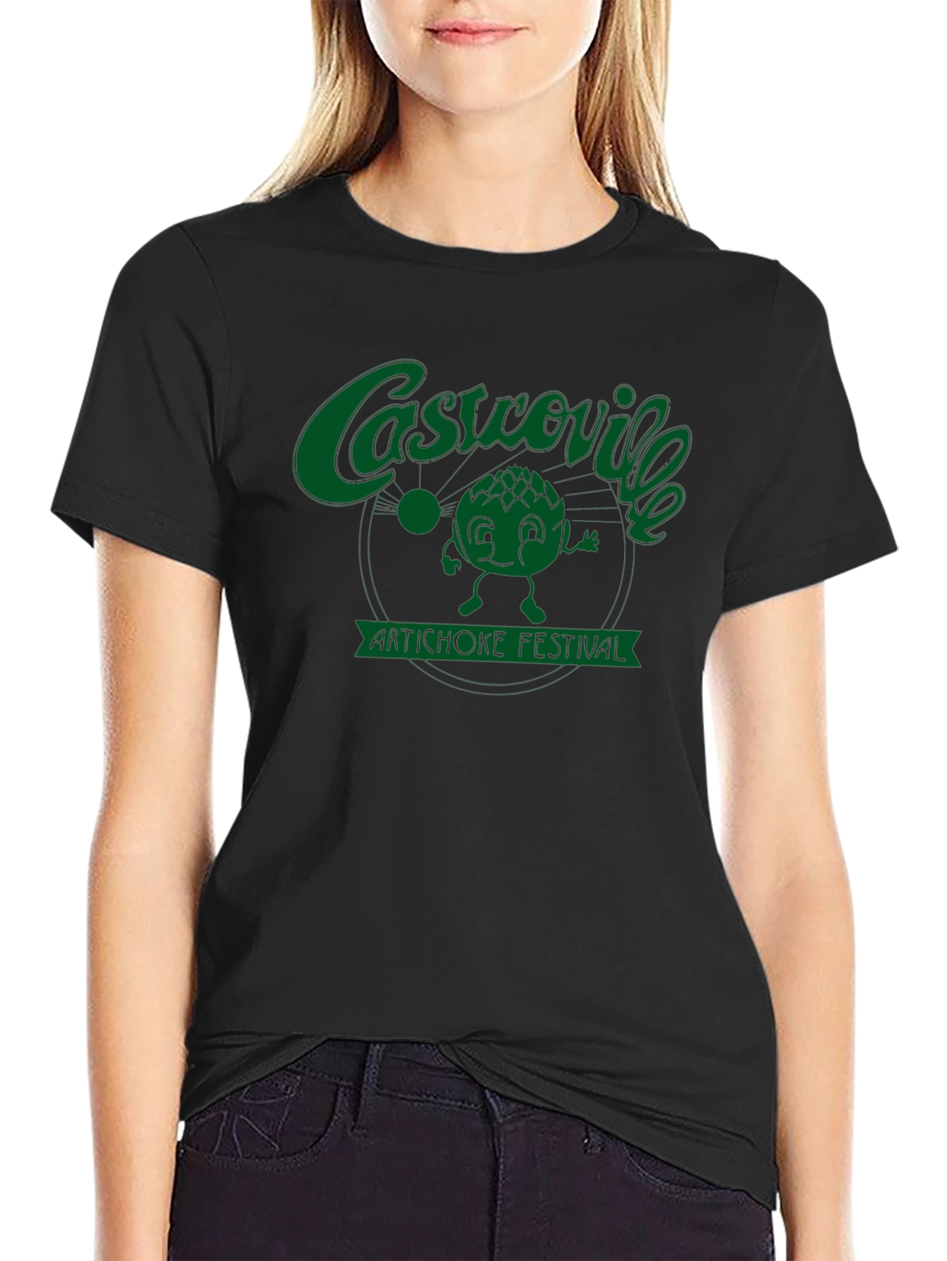 Castroville Artichoke Festival Black T-Shirt