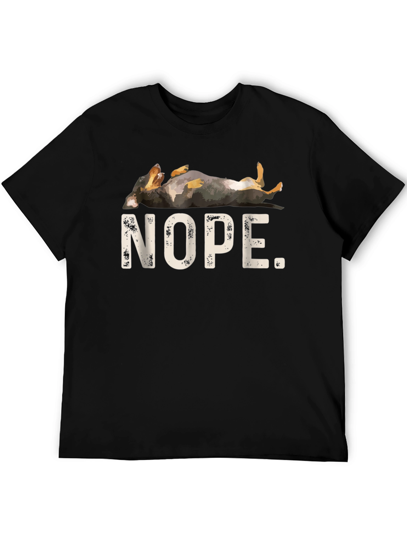 Nope Dog T-Shirt - Funny Dachshund Tee