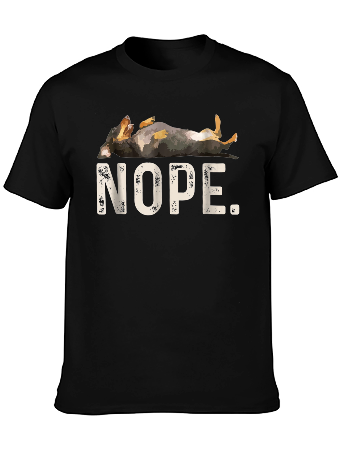Nope Dog T-Shirt - Funny Dachshund Tee
