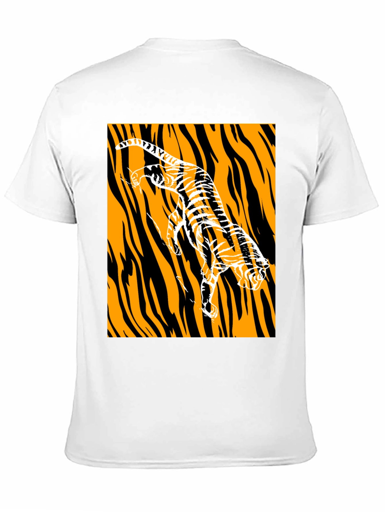 Tiger Graphic Print Black T-Shirt