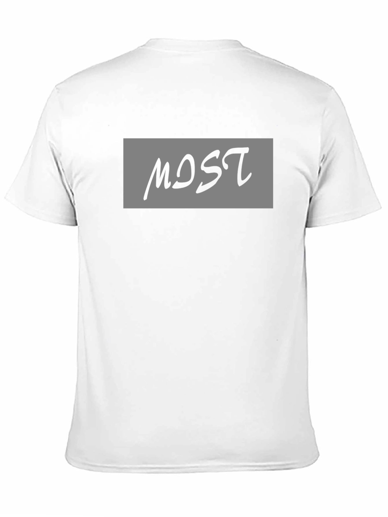 MOST Graphic Print Crew Neck T-Shirt