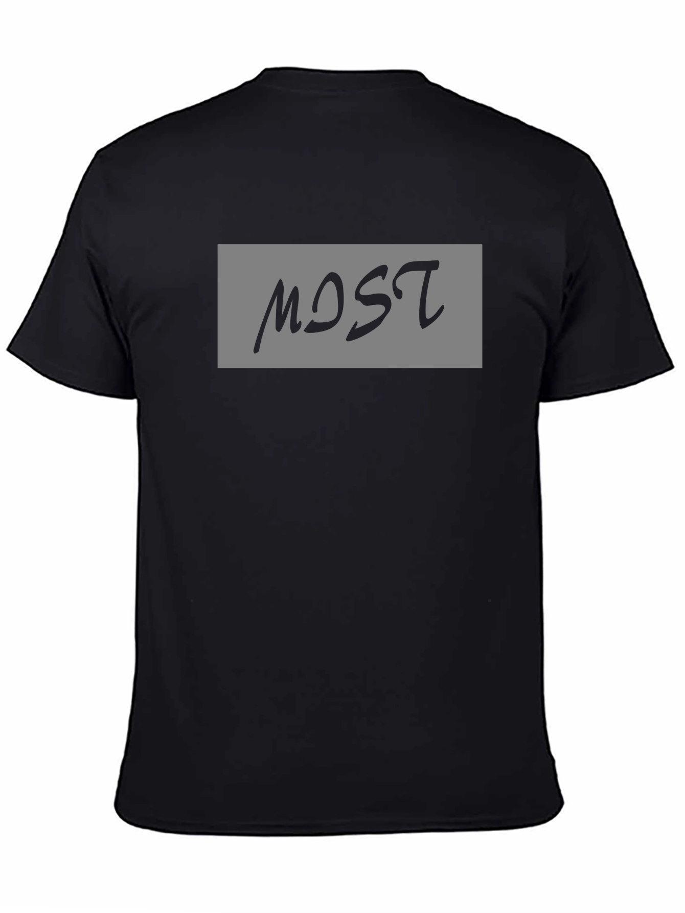 MOST Graphic Print Crew Neck T-Shirt