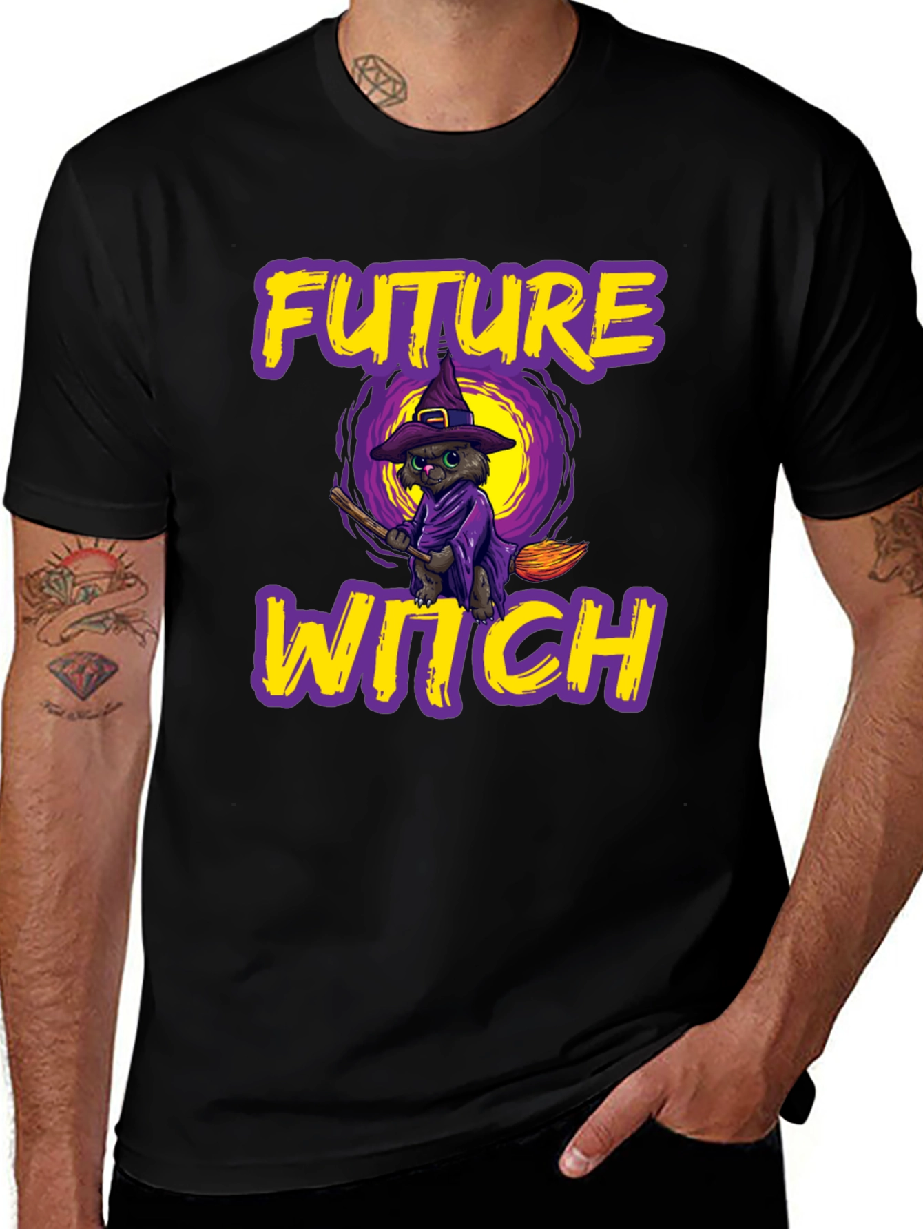 Future Witch Cat Halloween T-Shirt