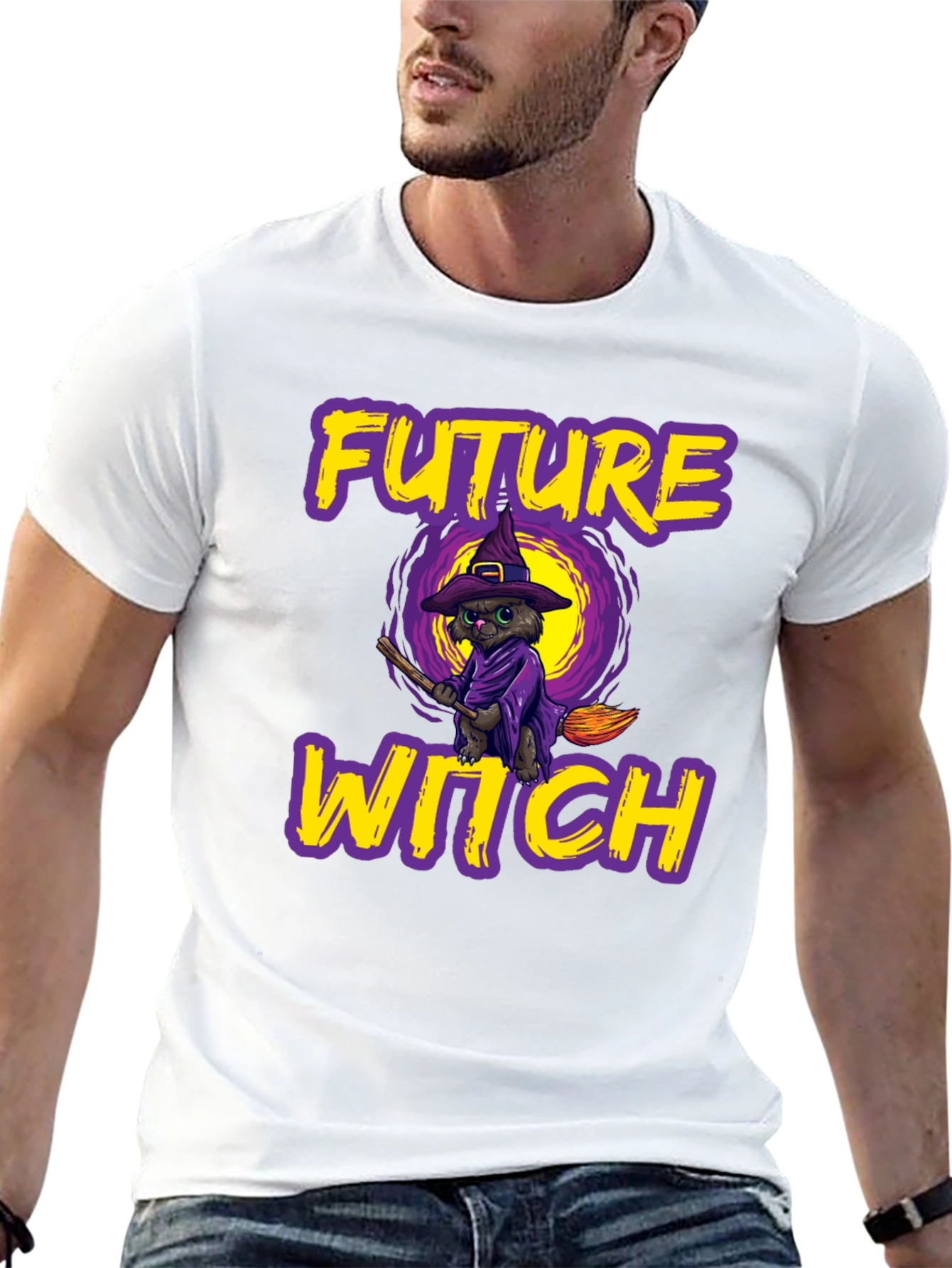 Future Witch Cat Halloween T-Shirt