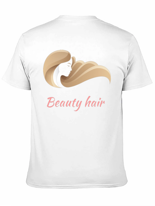 Beauty Hair Design T-Shirt - Stylish Graphic Tee