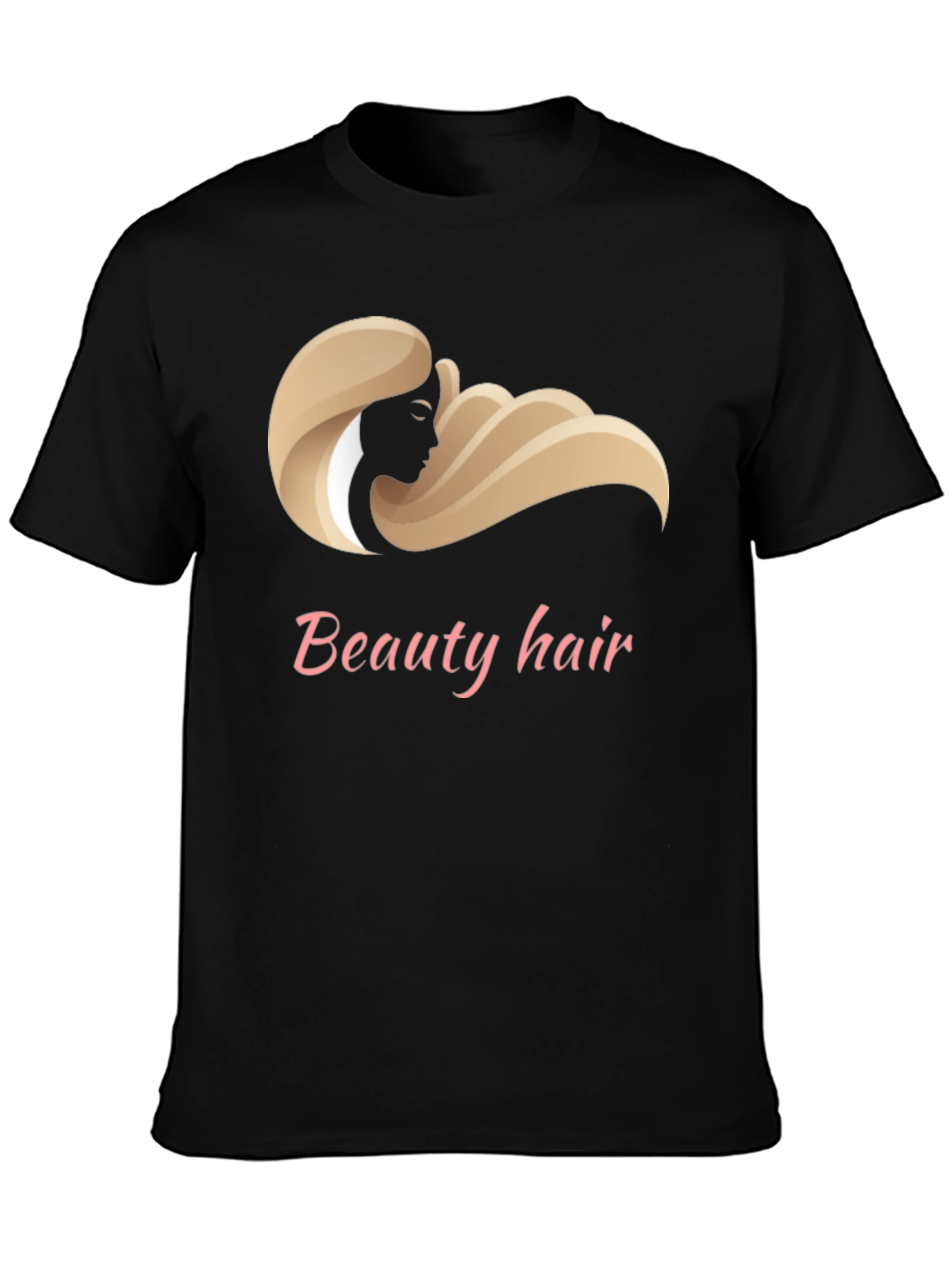 Beauty Hair Design T-Shirt - Stylish Graphic Tee