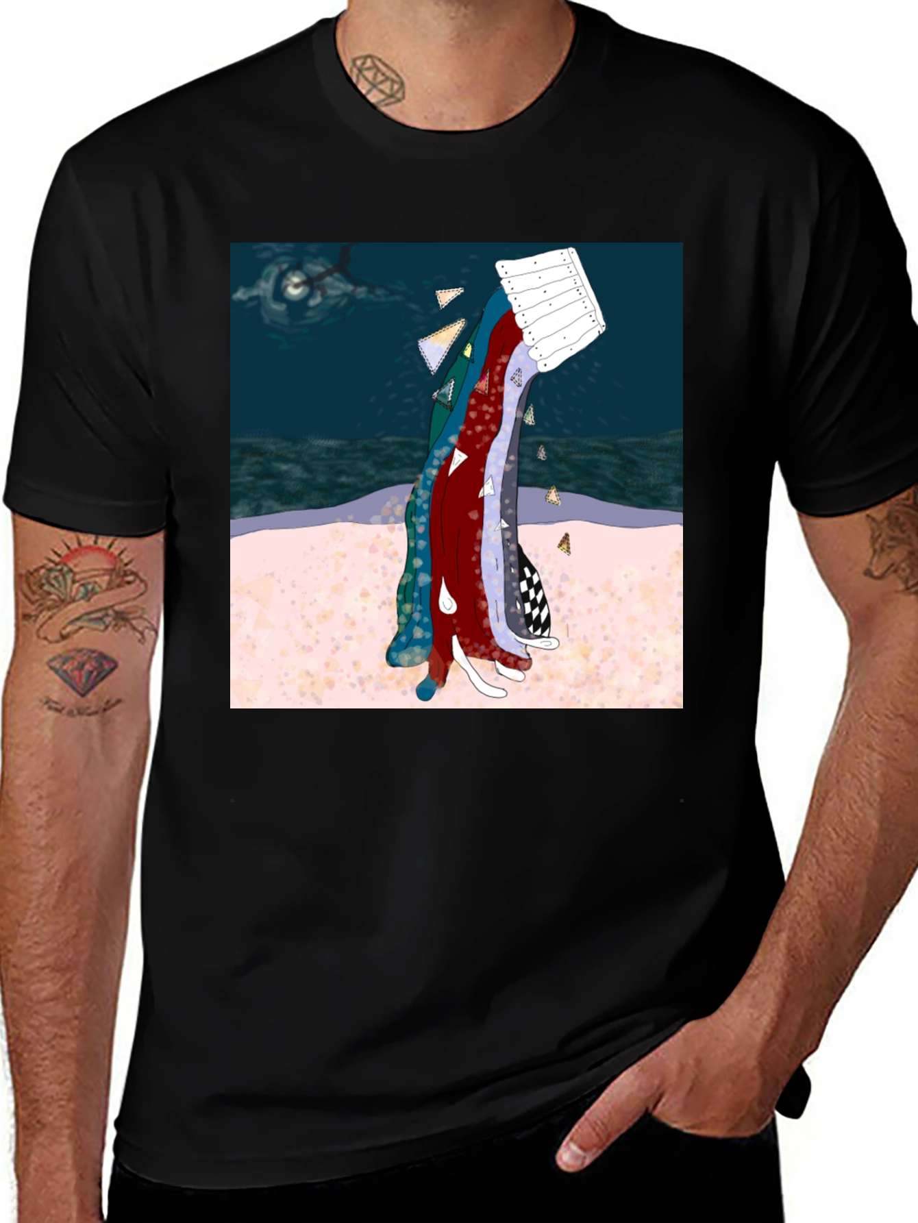 Abstract Art Pouring T-Shirt
