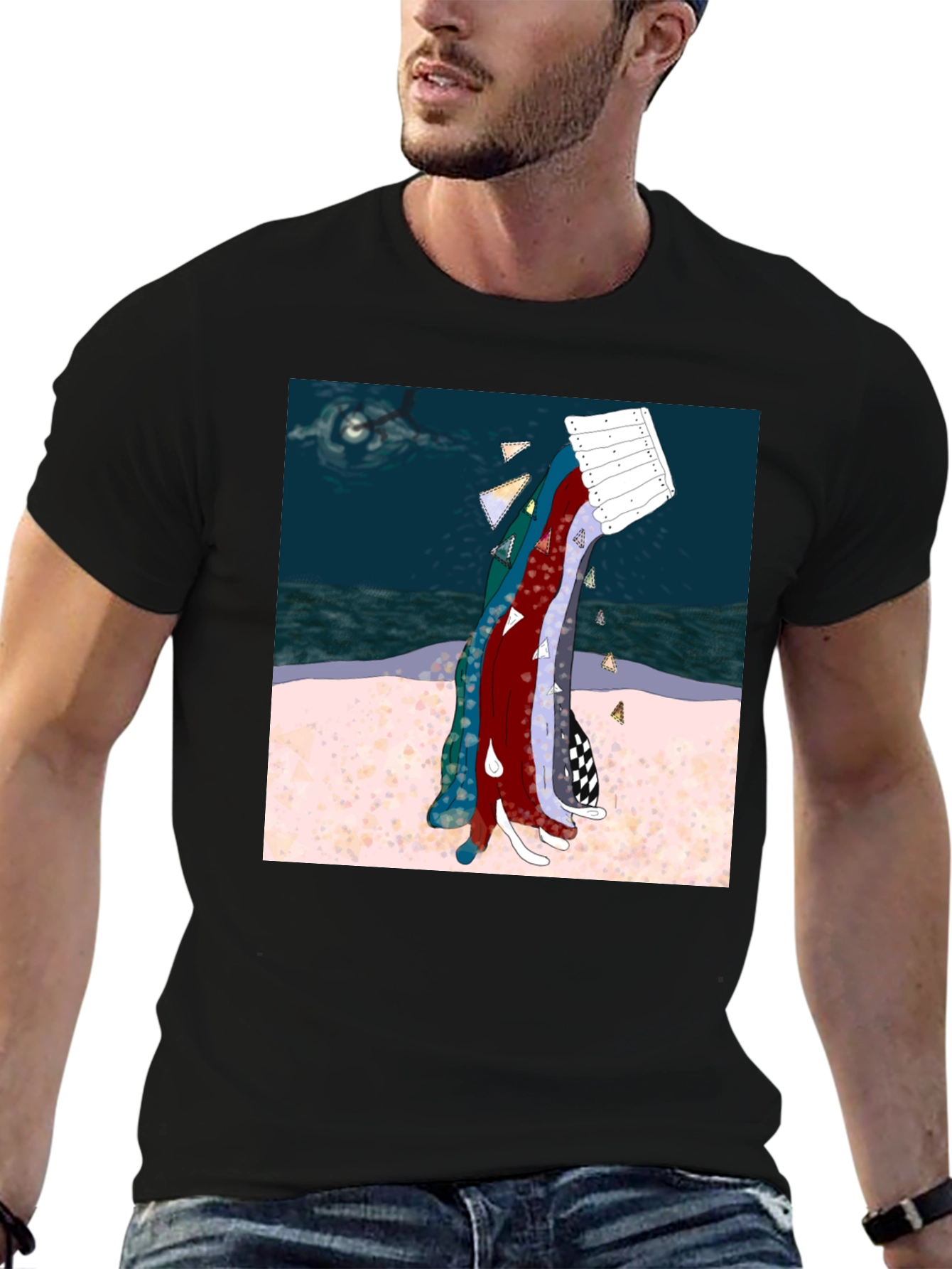 Abstract Art Pouring T-Shirt