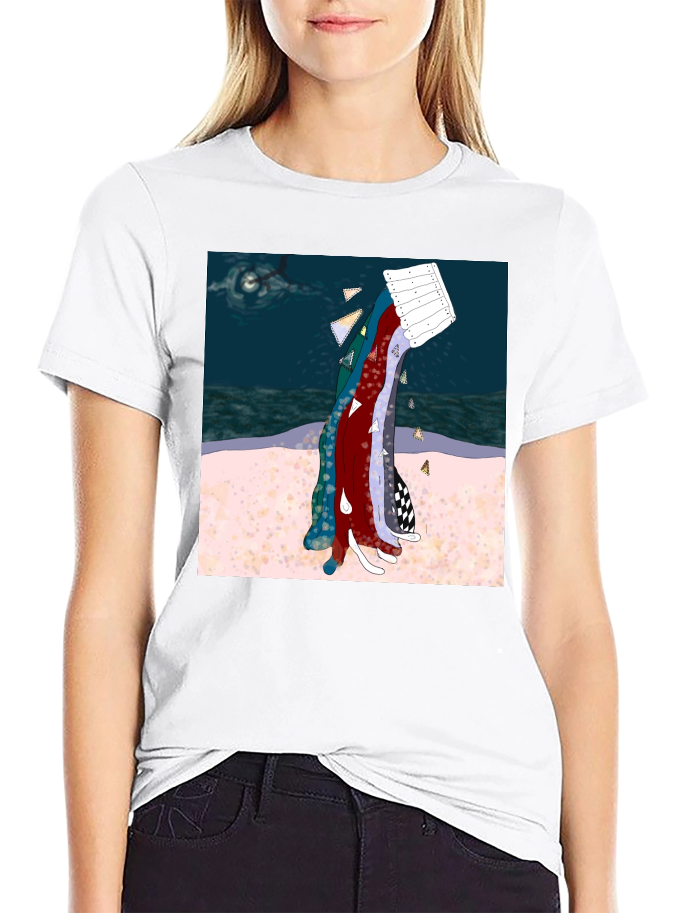 Abstract Art Pouring T-Shirt