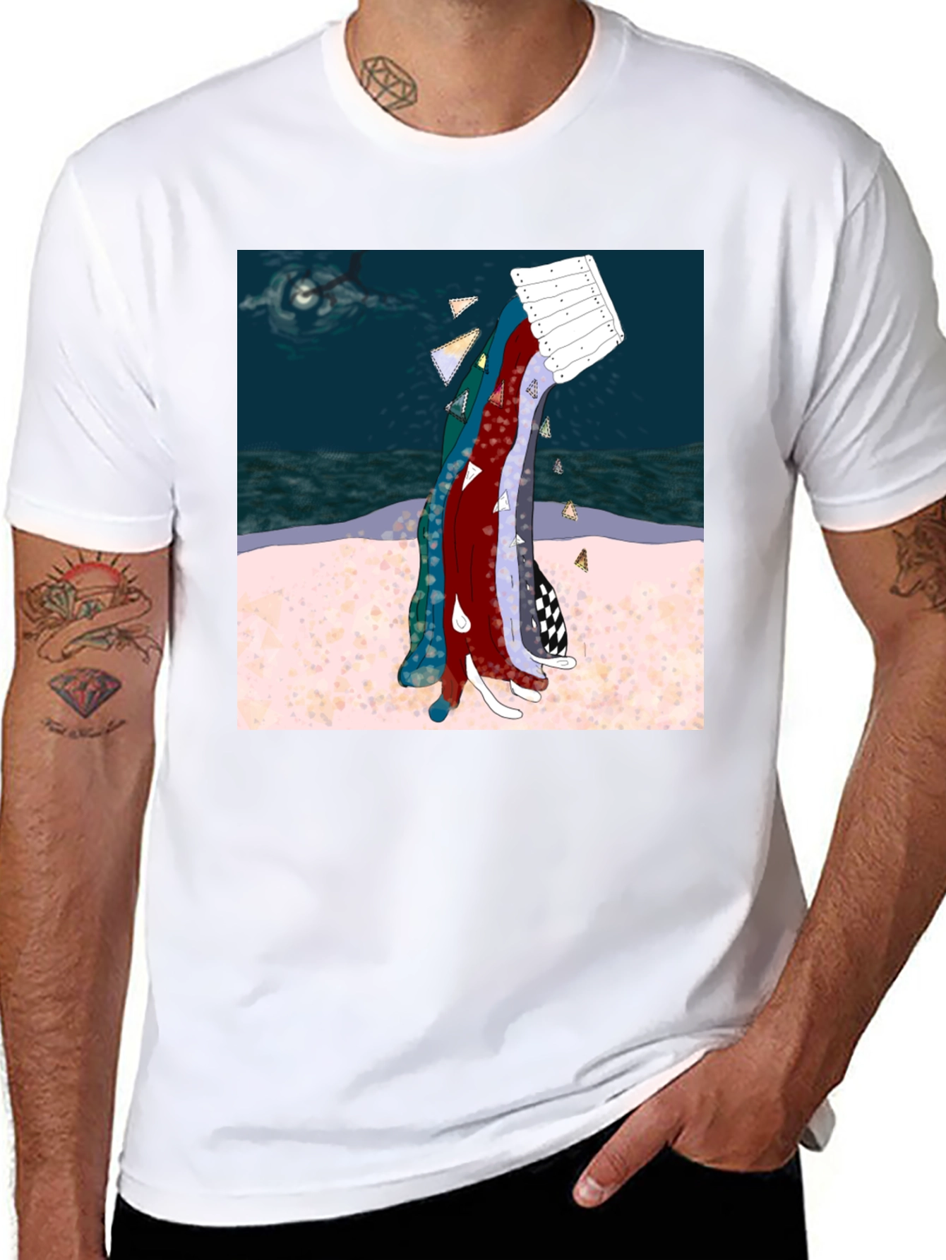 Abstract Art Pouring T-Shirt
