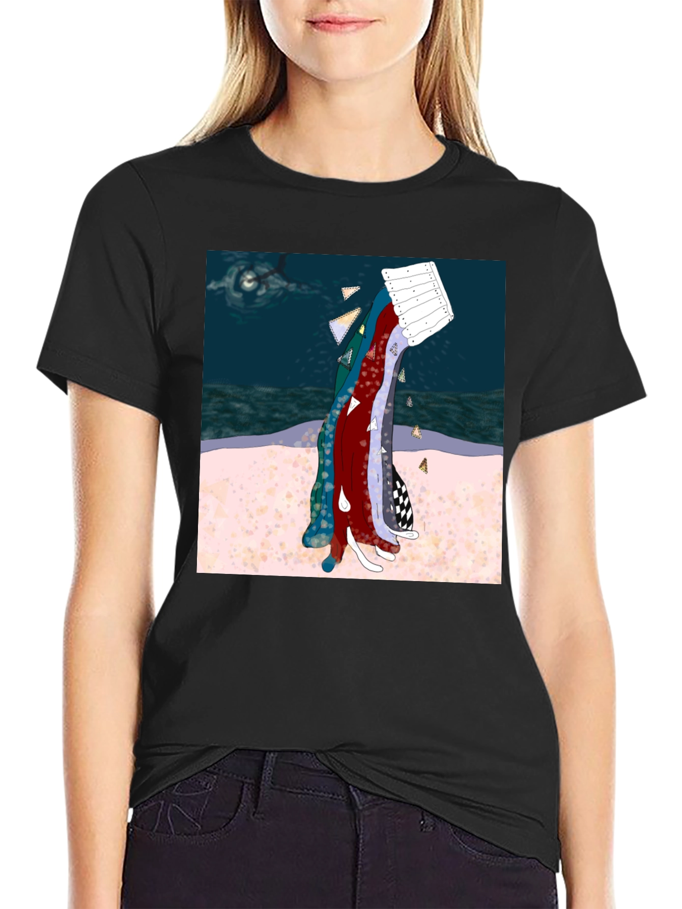 Abstract Art Pouring T-Shirt