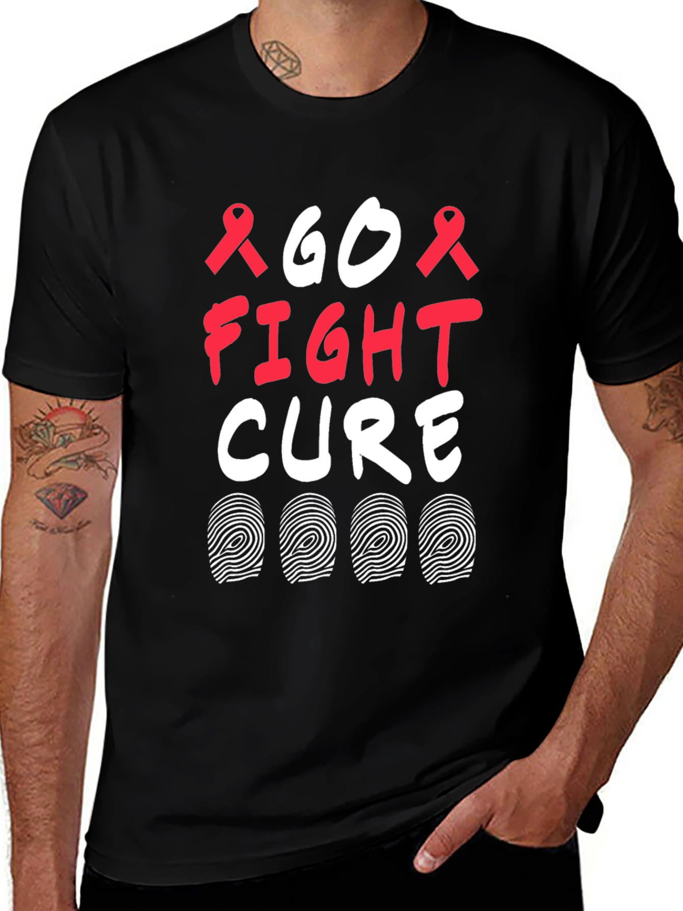 Go Fight Cure T-Shirt - Awareness Tee