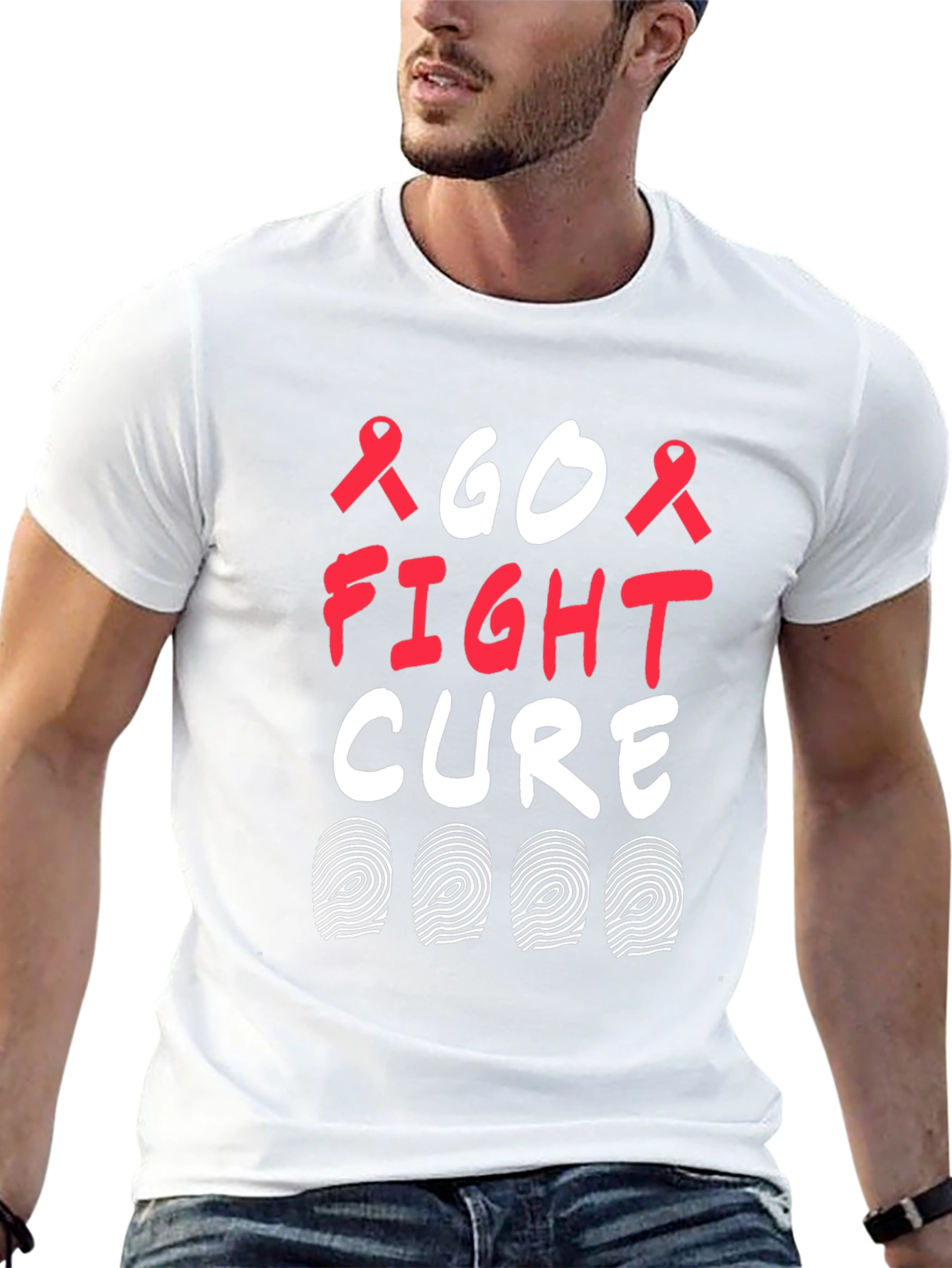 Go Fight Cure T-Shirt - Awareness Tee