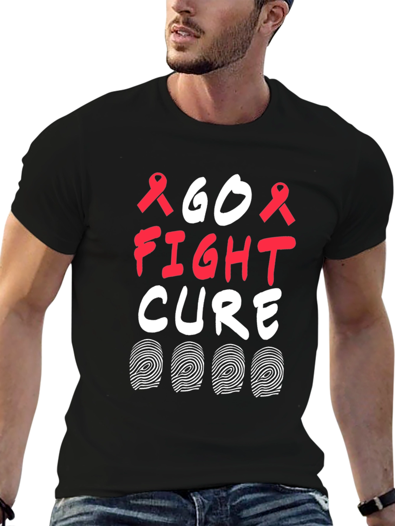 Go Fight Cure T-Shirt - Awareness Tee
