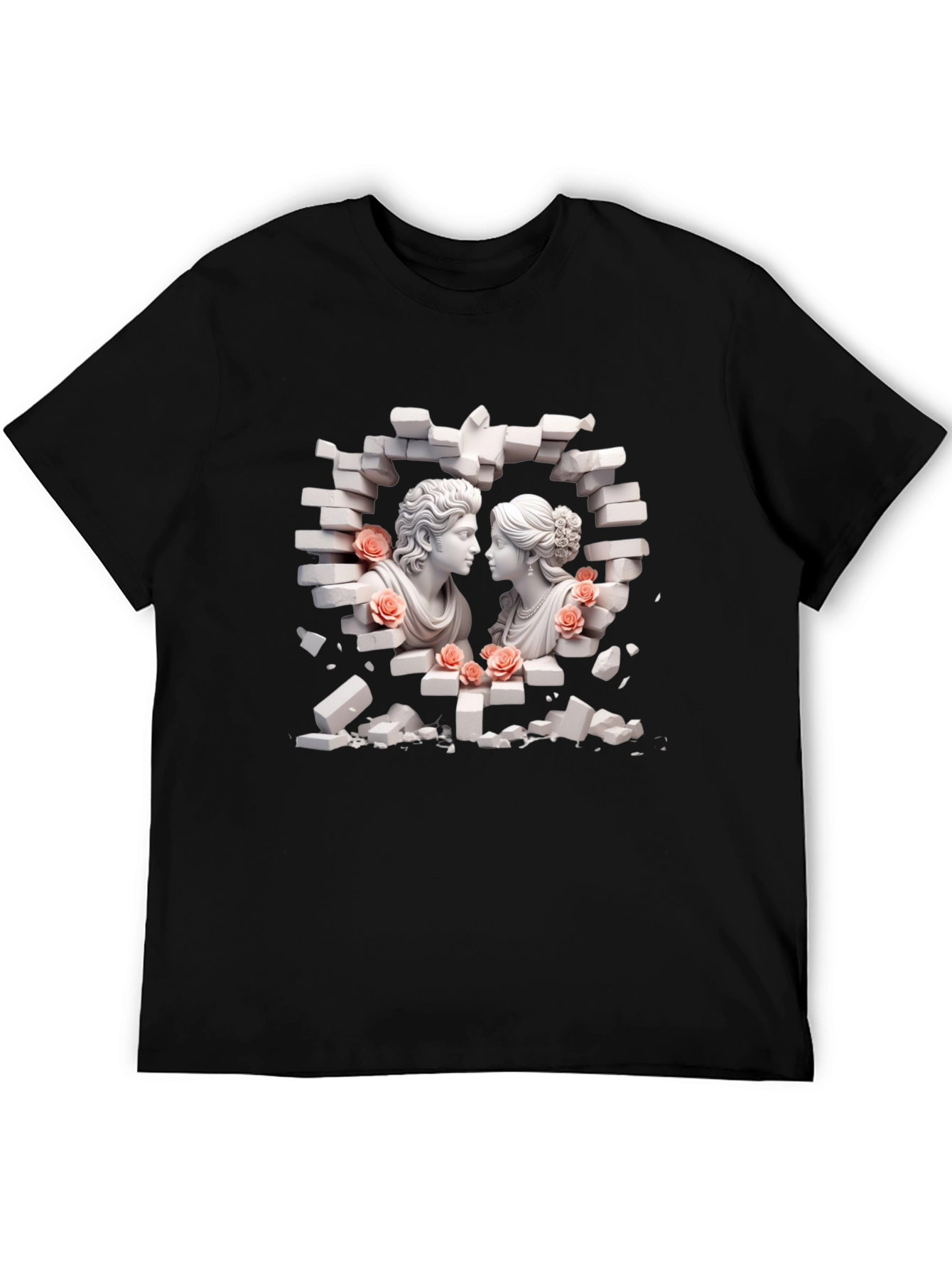 Sculpture Romance T-Shirt - Black