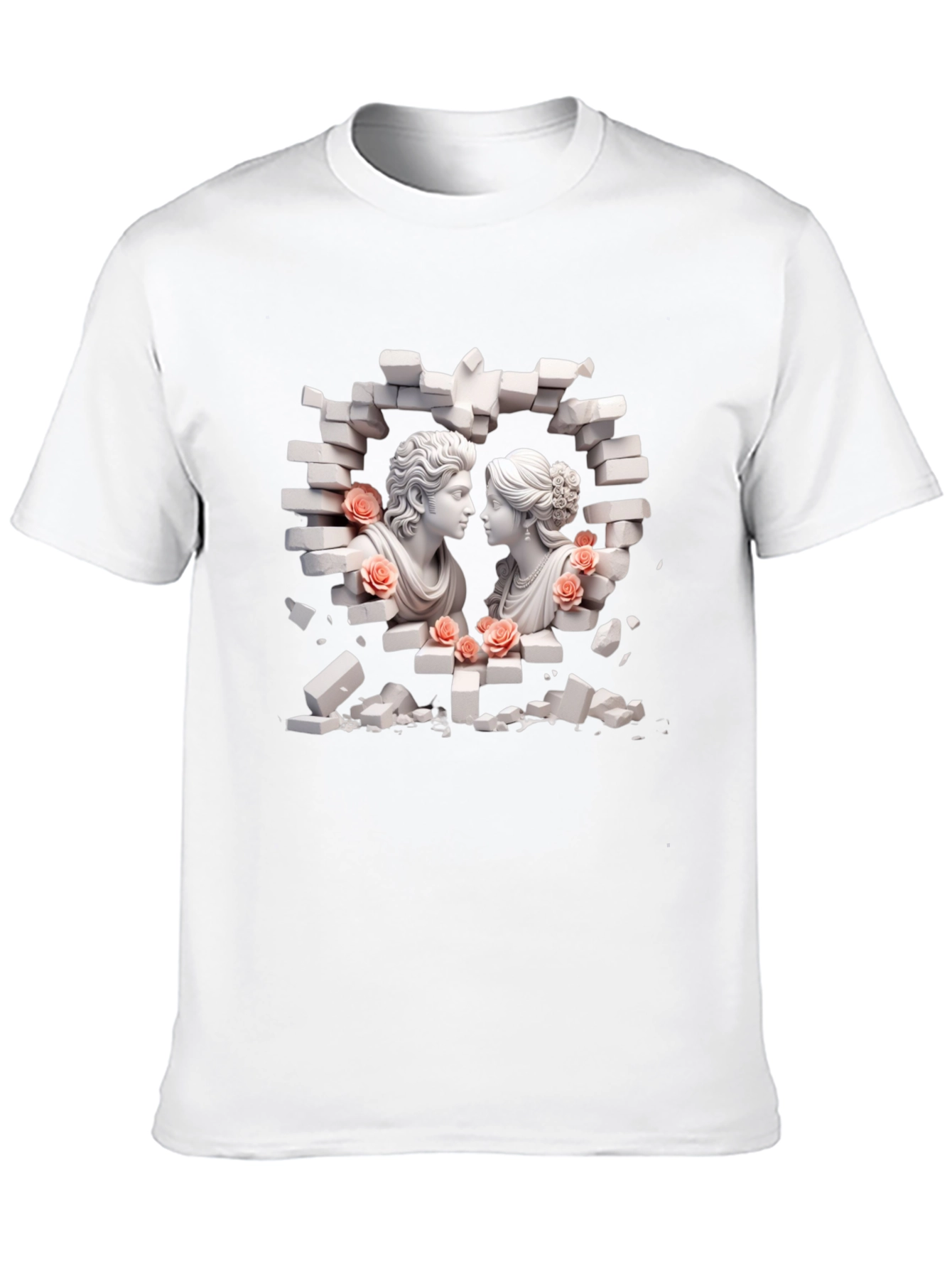 Sculpture Romance T-Shirt - Black