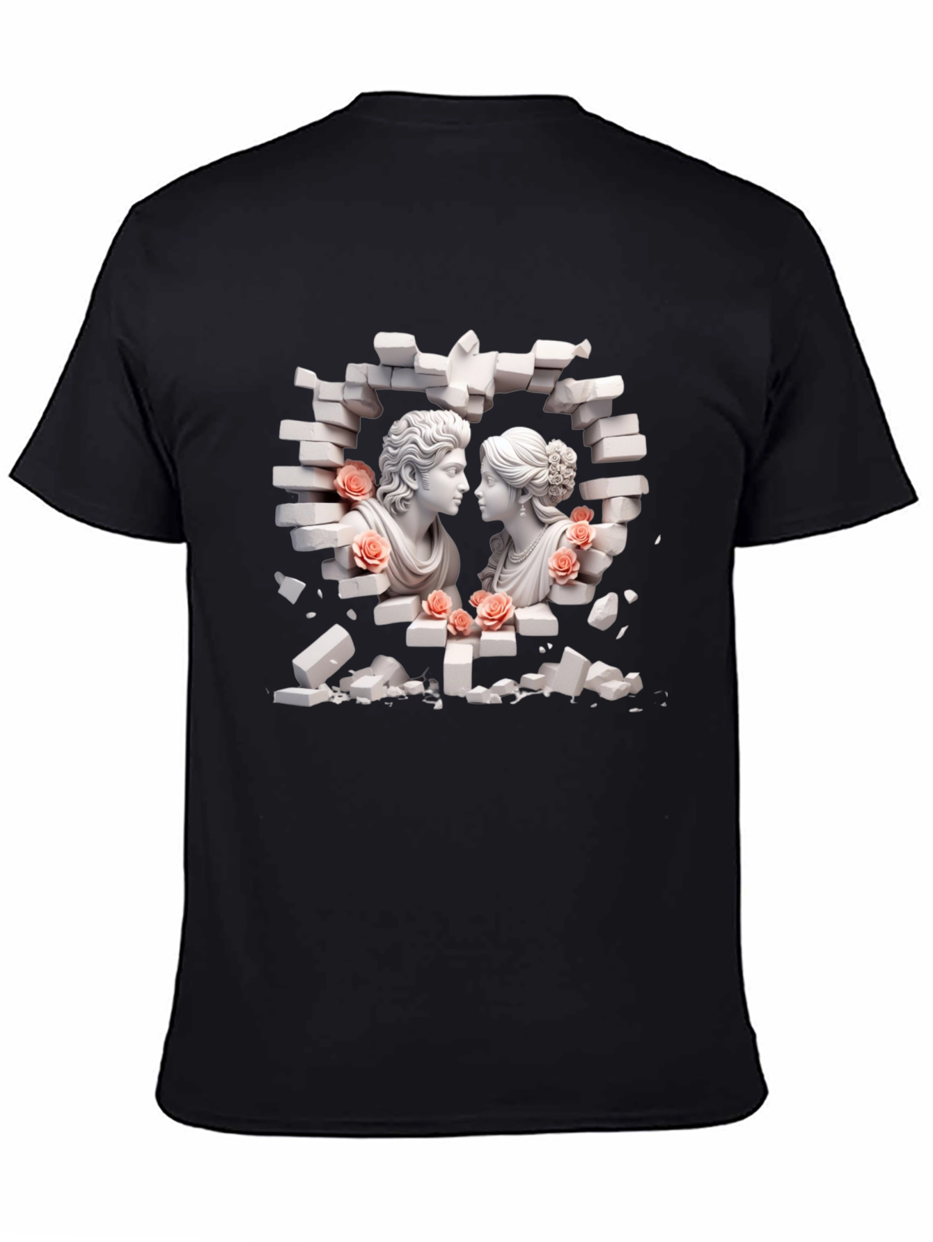 Sculpture Romance T-Shirt - Black