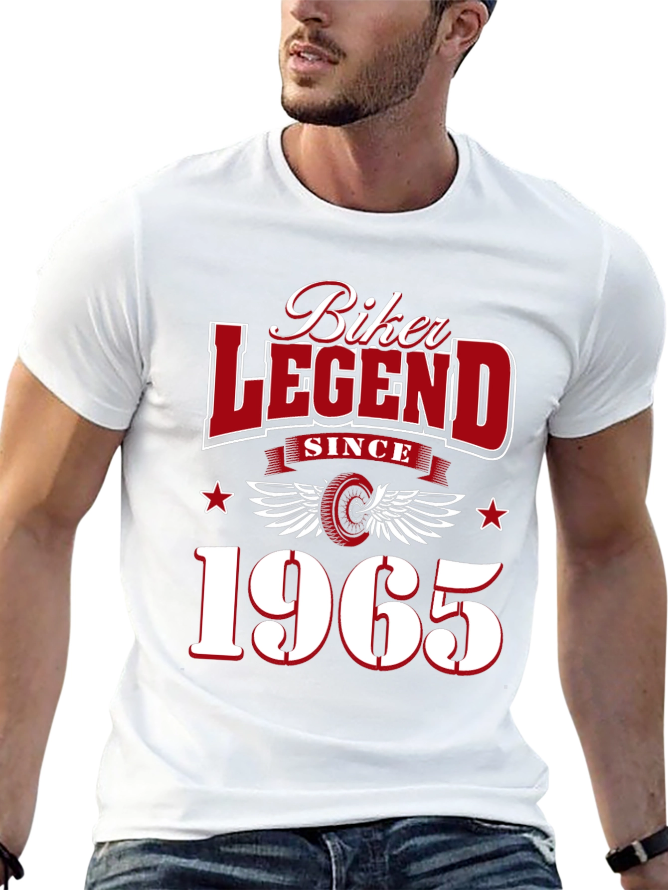 Biker Legend Since 1965 Graphic T-Shirt