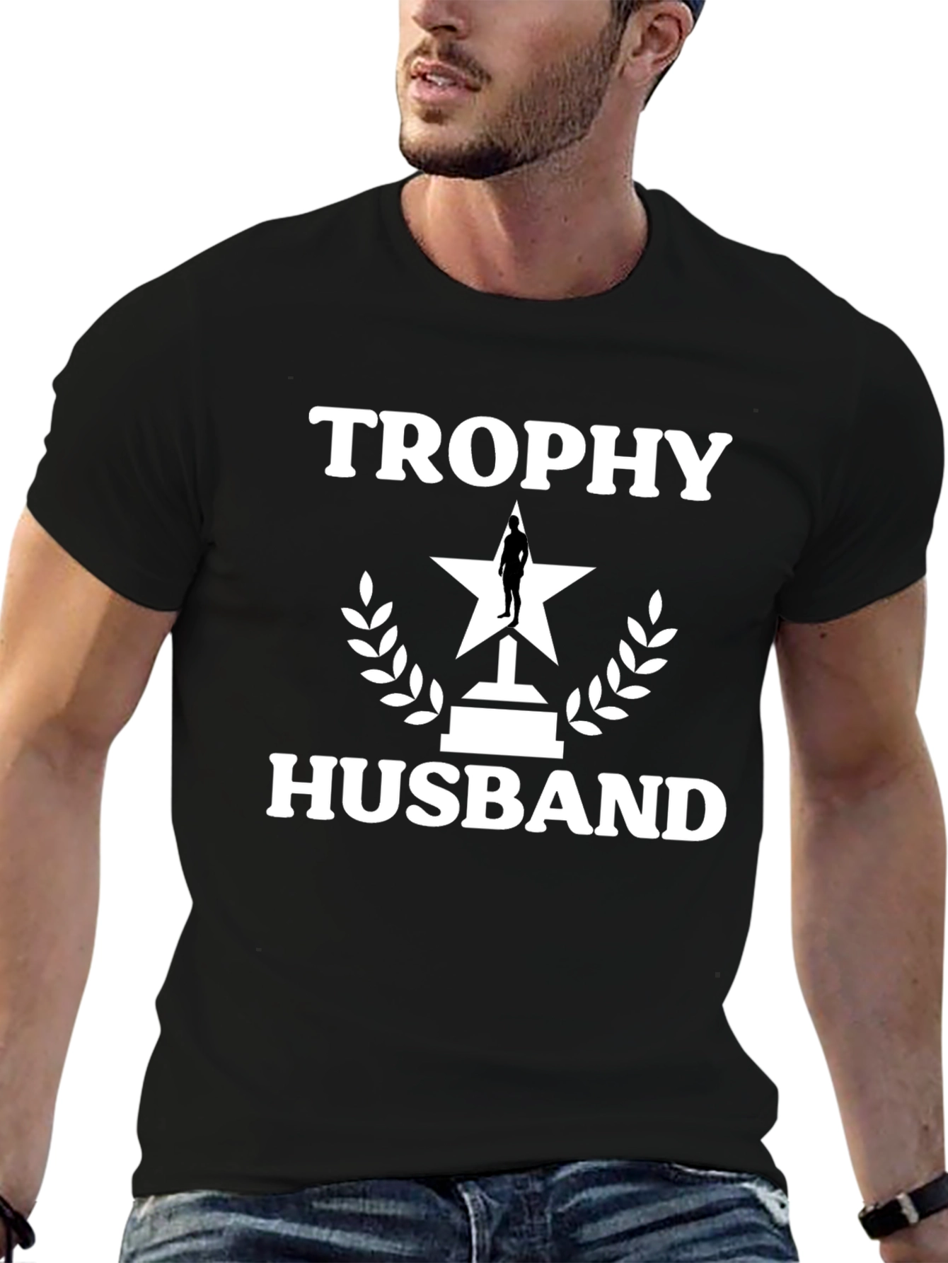 Trophy Husband Graphic Novelty T-Shirt