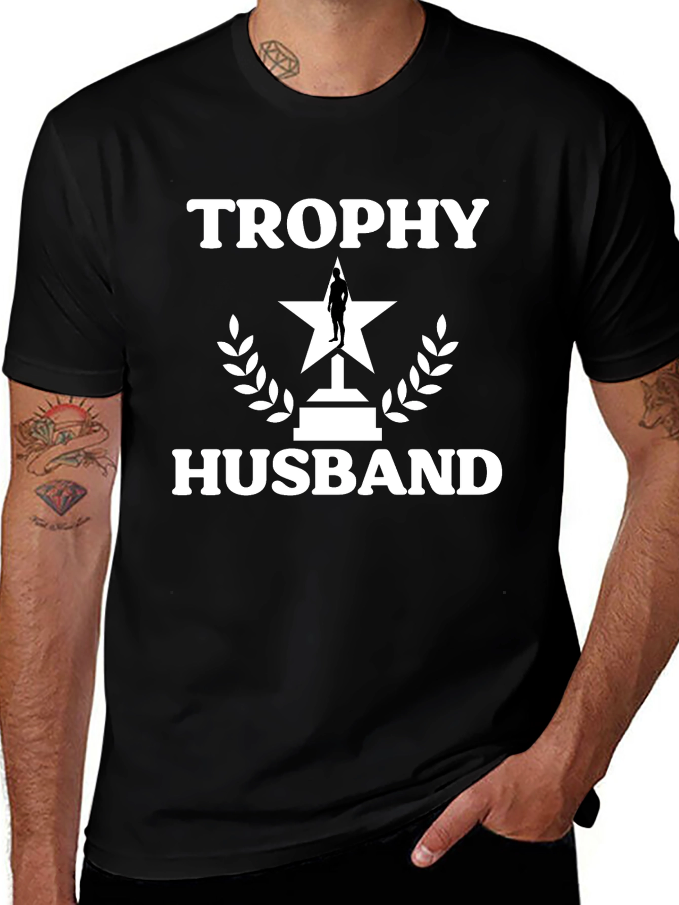 Trophy Husband Graphic Novelty T-Shirt