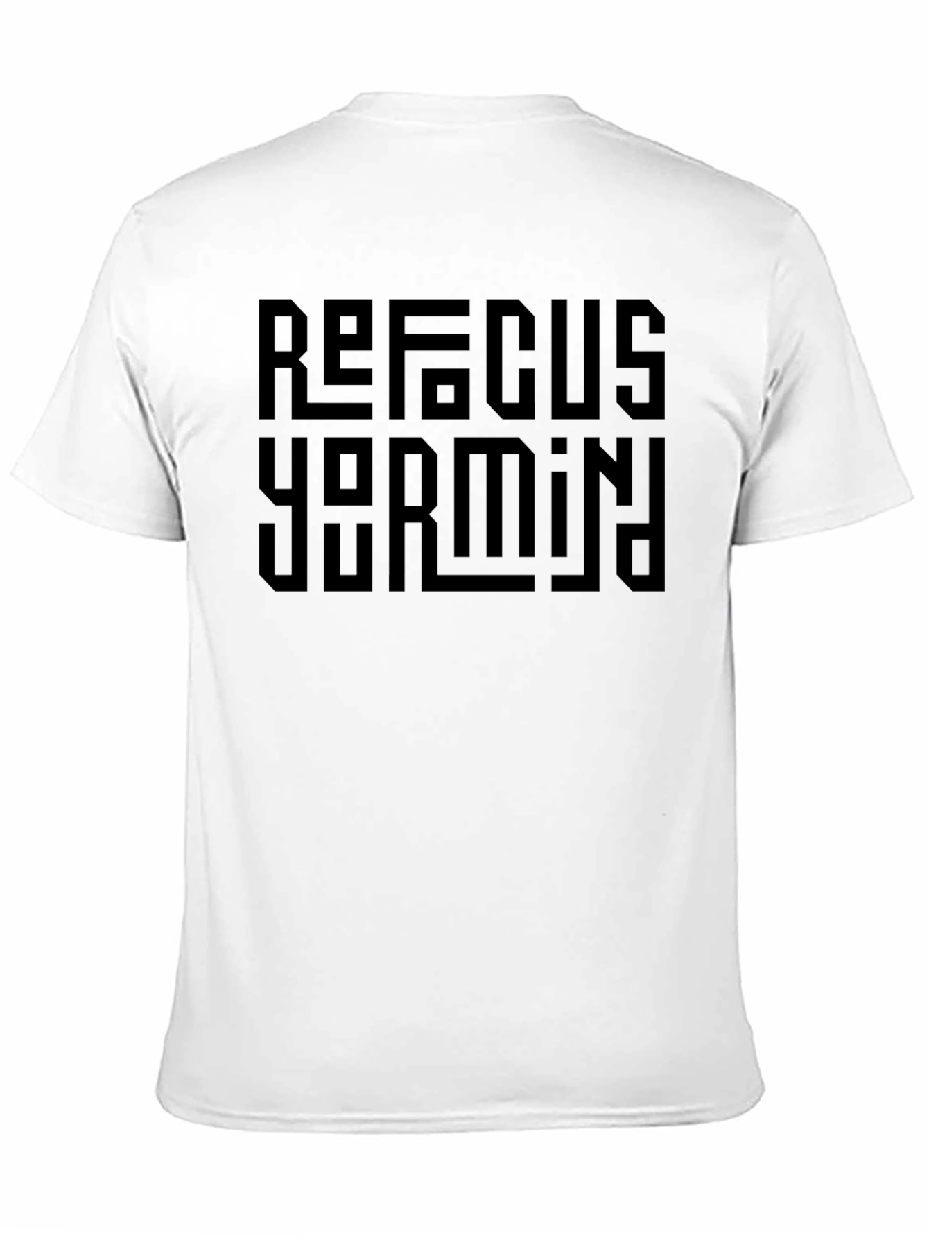Refocus Your Mind T-Shirt Black
